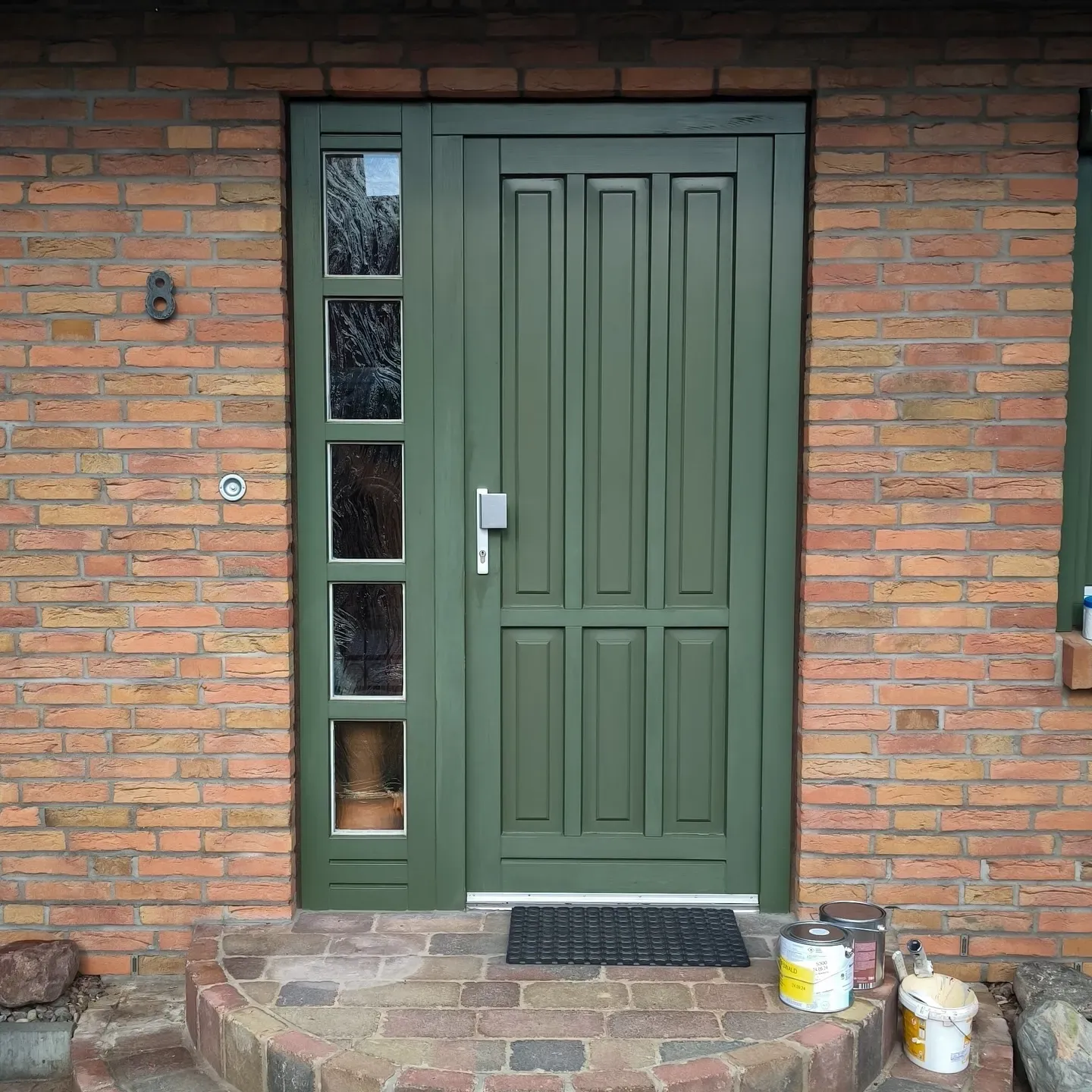 RAL Classic  Olive green front door 