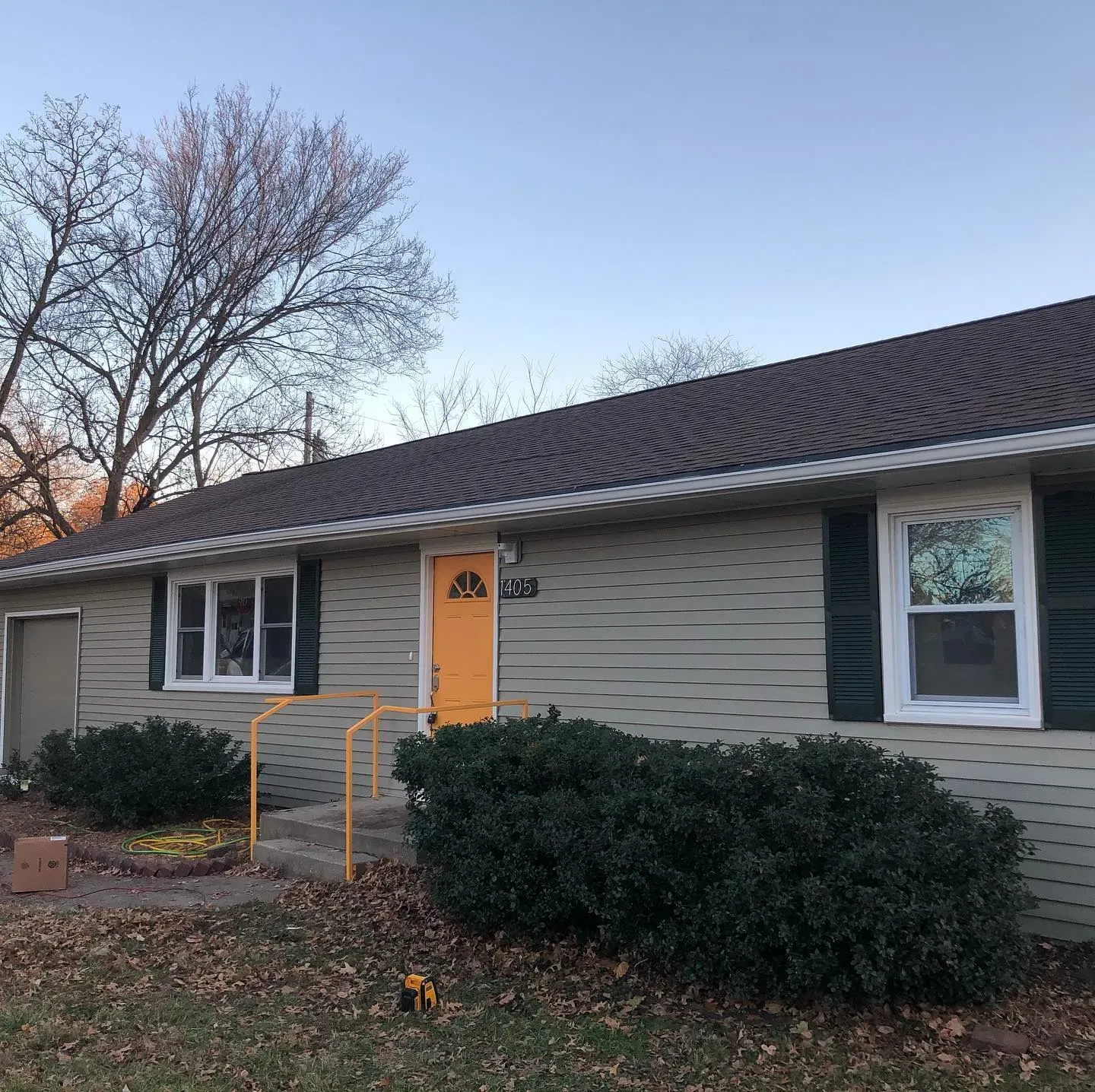 SW Osage Orange front door color review