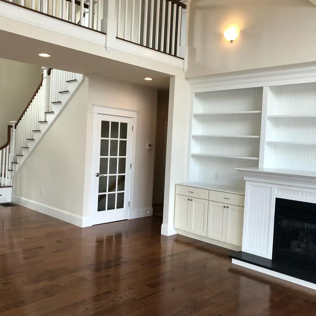 Benjamin Moore Pale Oak living room 