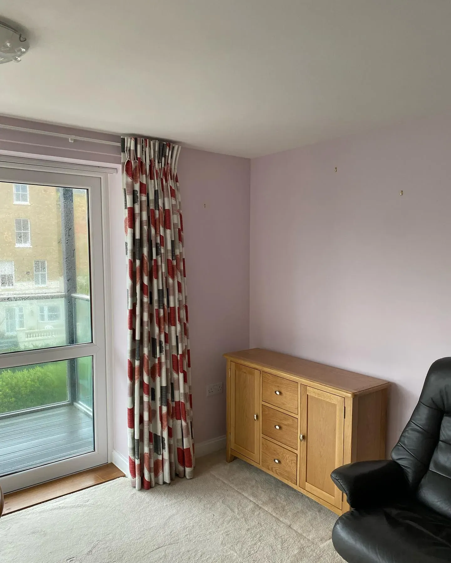 Dulux Pale Peony bedroom color