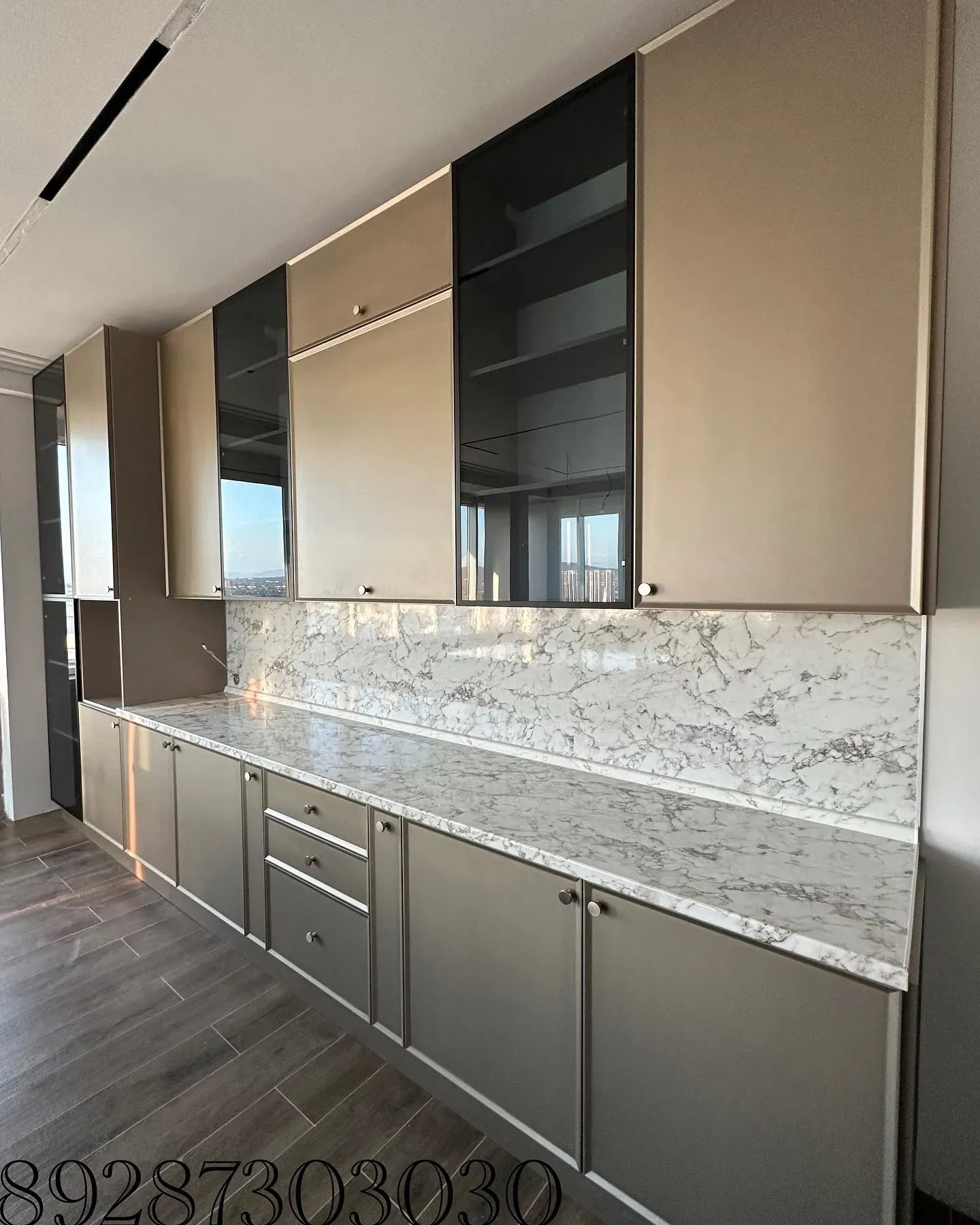 RAL 1035 kitchen cabinets color review