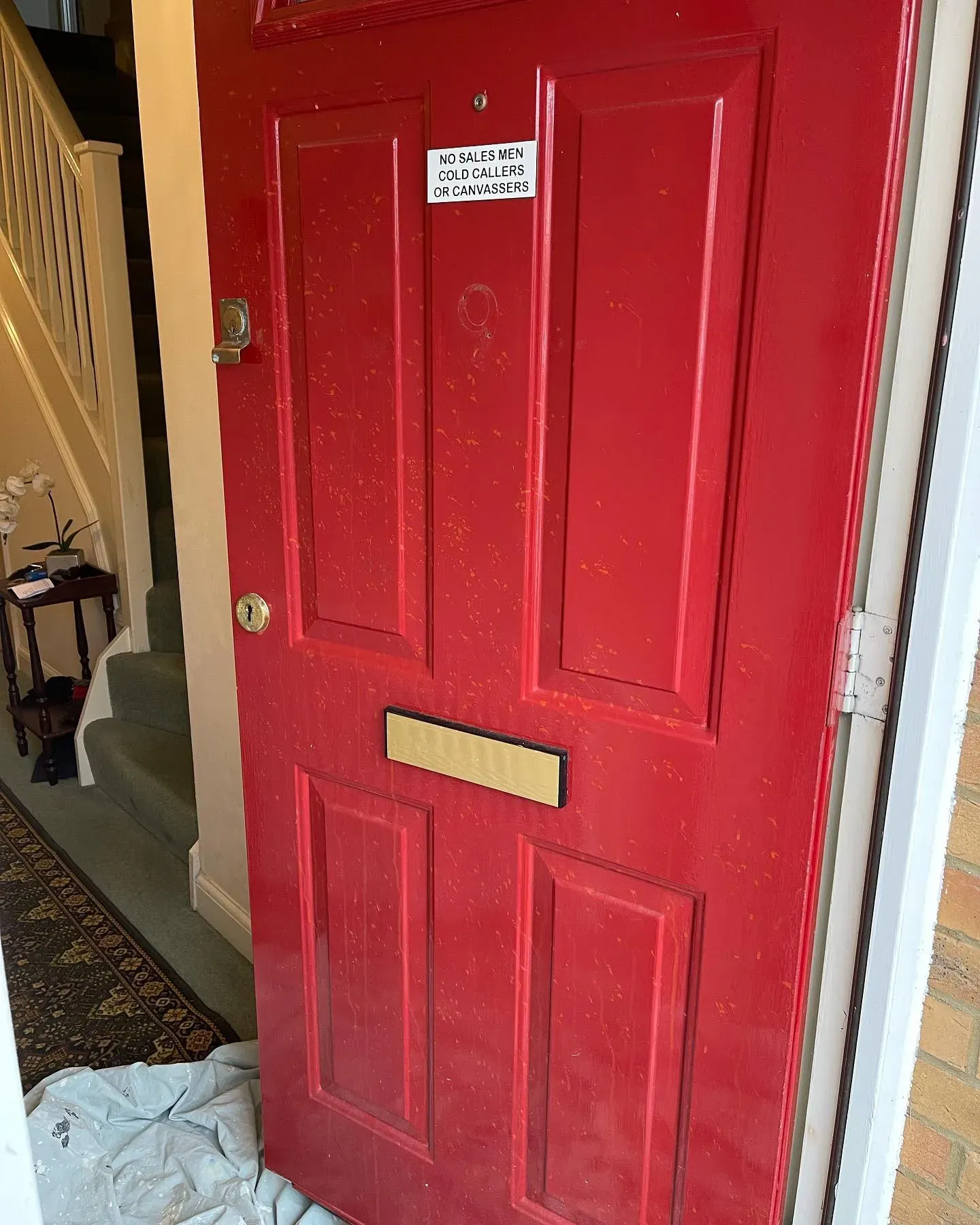 Dulux Fire Cracker 3 front door color