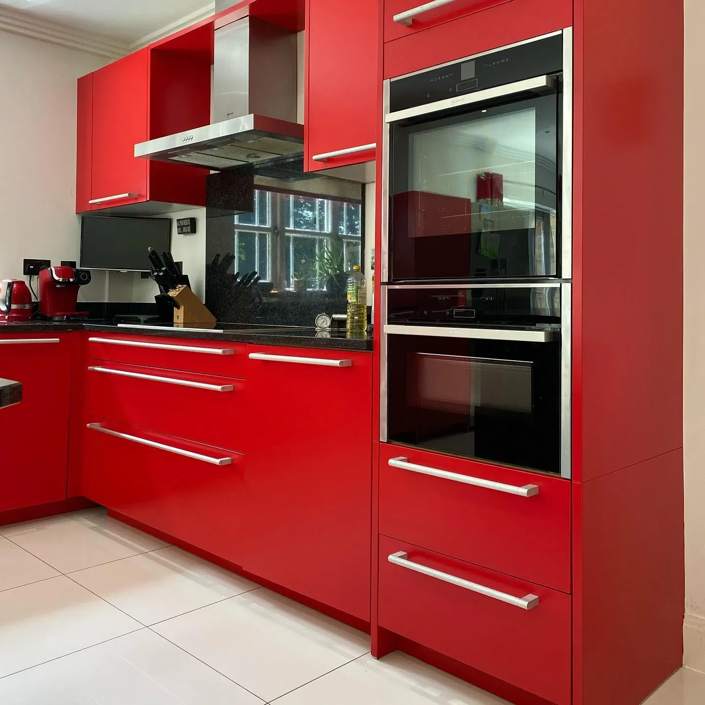 Dulux Fire Cracker 3 kitchen cabinets color