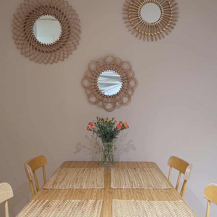 Interior with paint color Tikkurila Sandstone X463