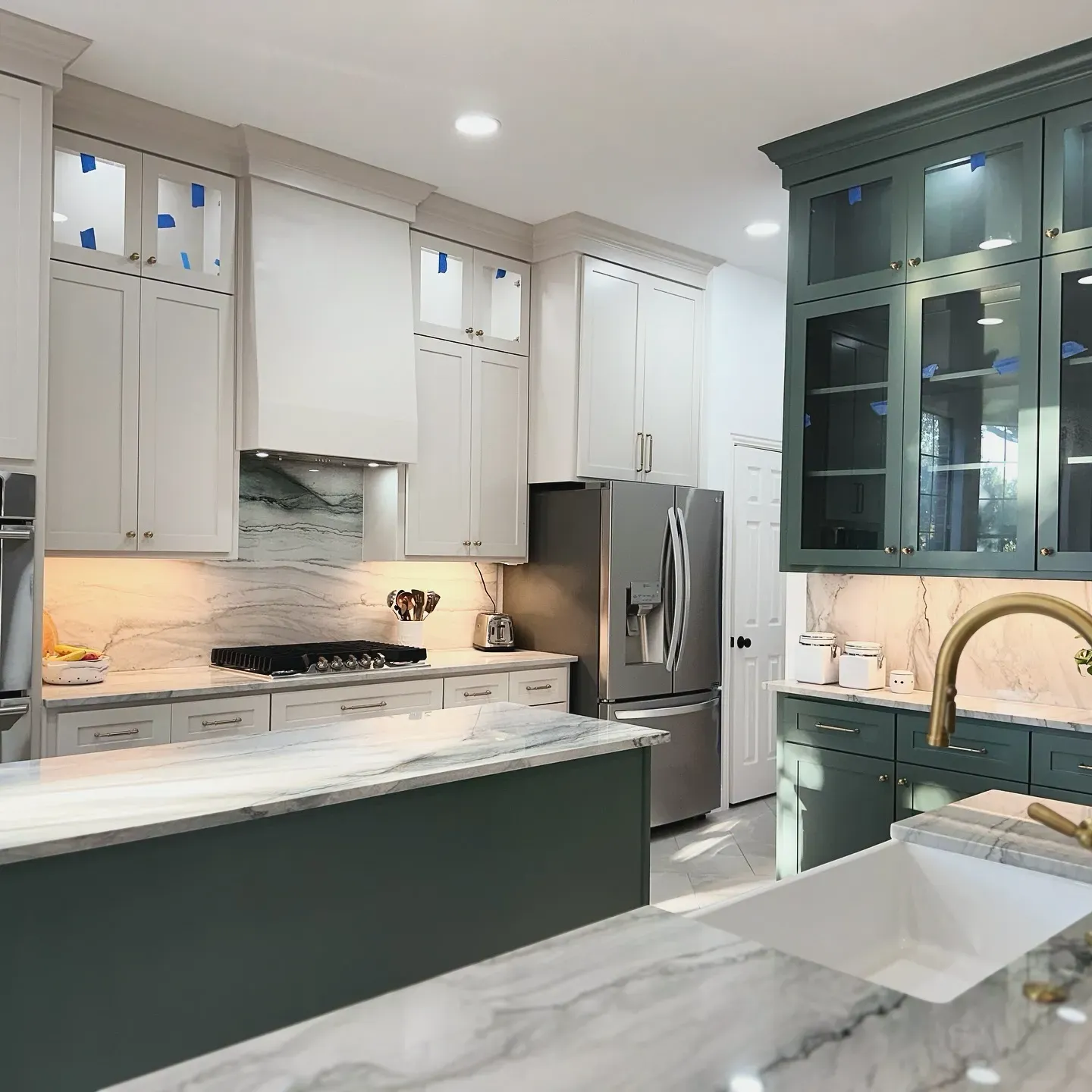 SW Popular Gray kitchen cabinets color