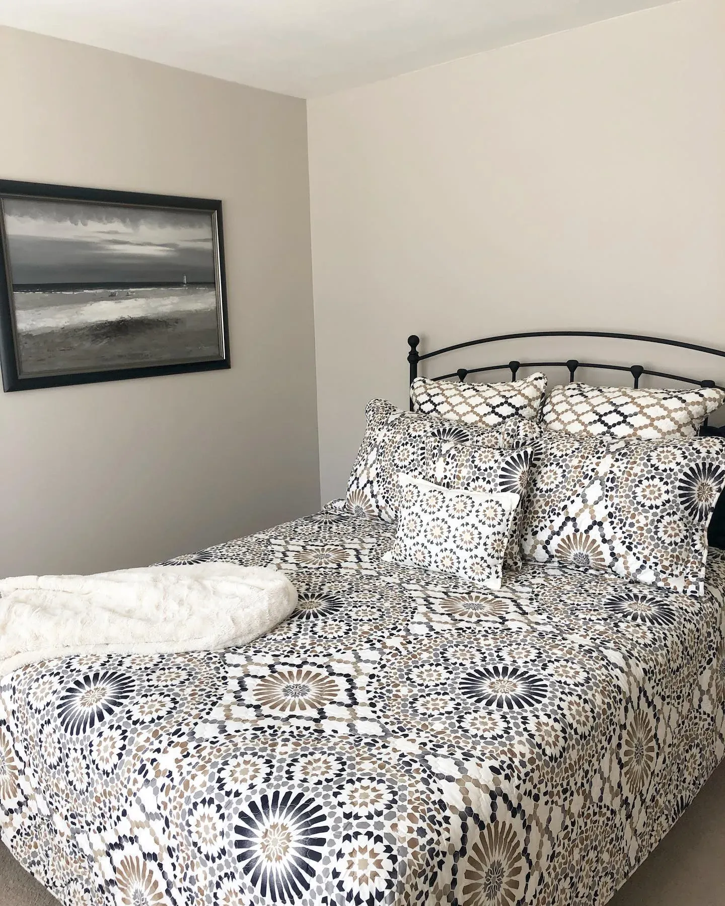 SW 6071 bedroom paint review