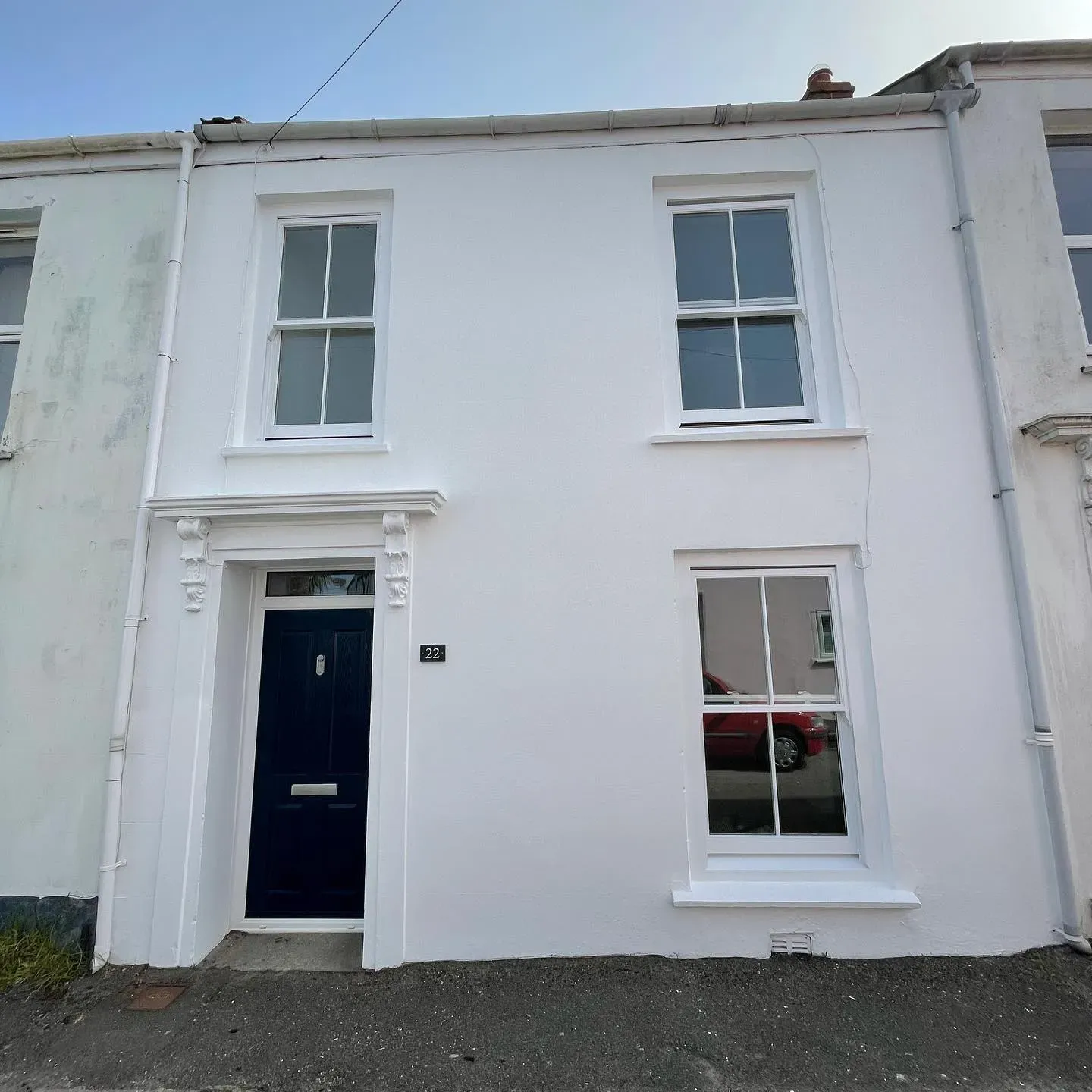 Dulux Pure Brilliant White house exterior 