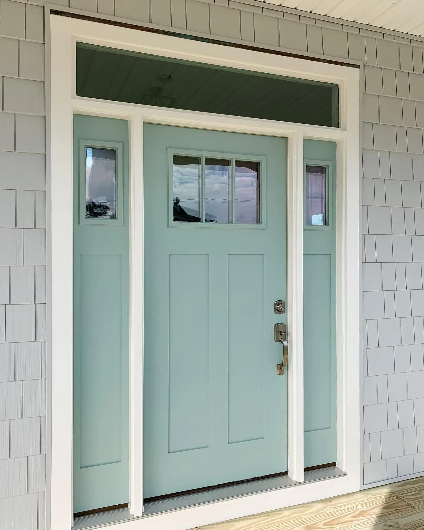 Sherwin Williams Quietude front door color review