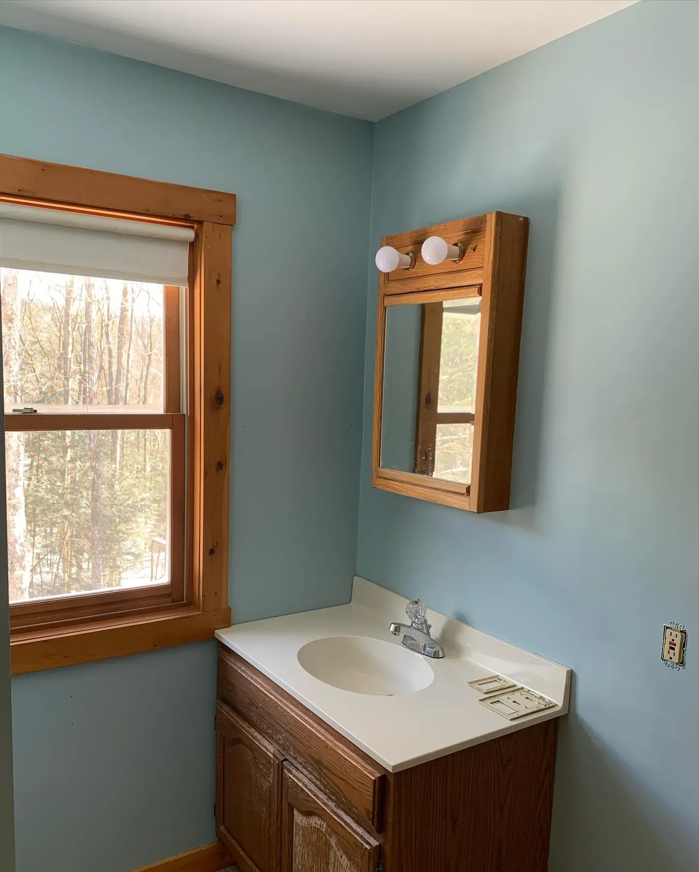 Sherwin Williams Rain bathroom 