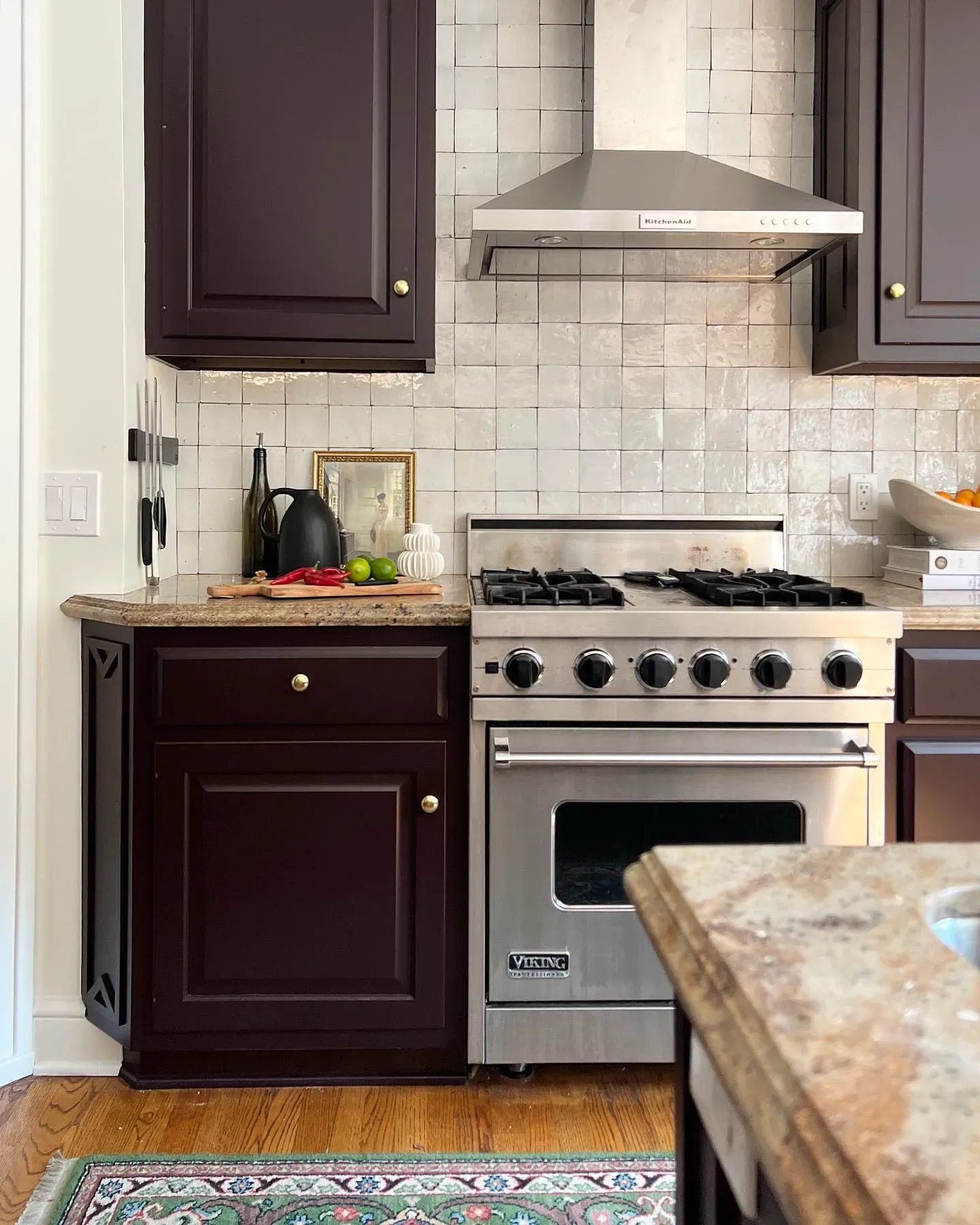 Sherwin Williams Raisin kitchen cabinets color