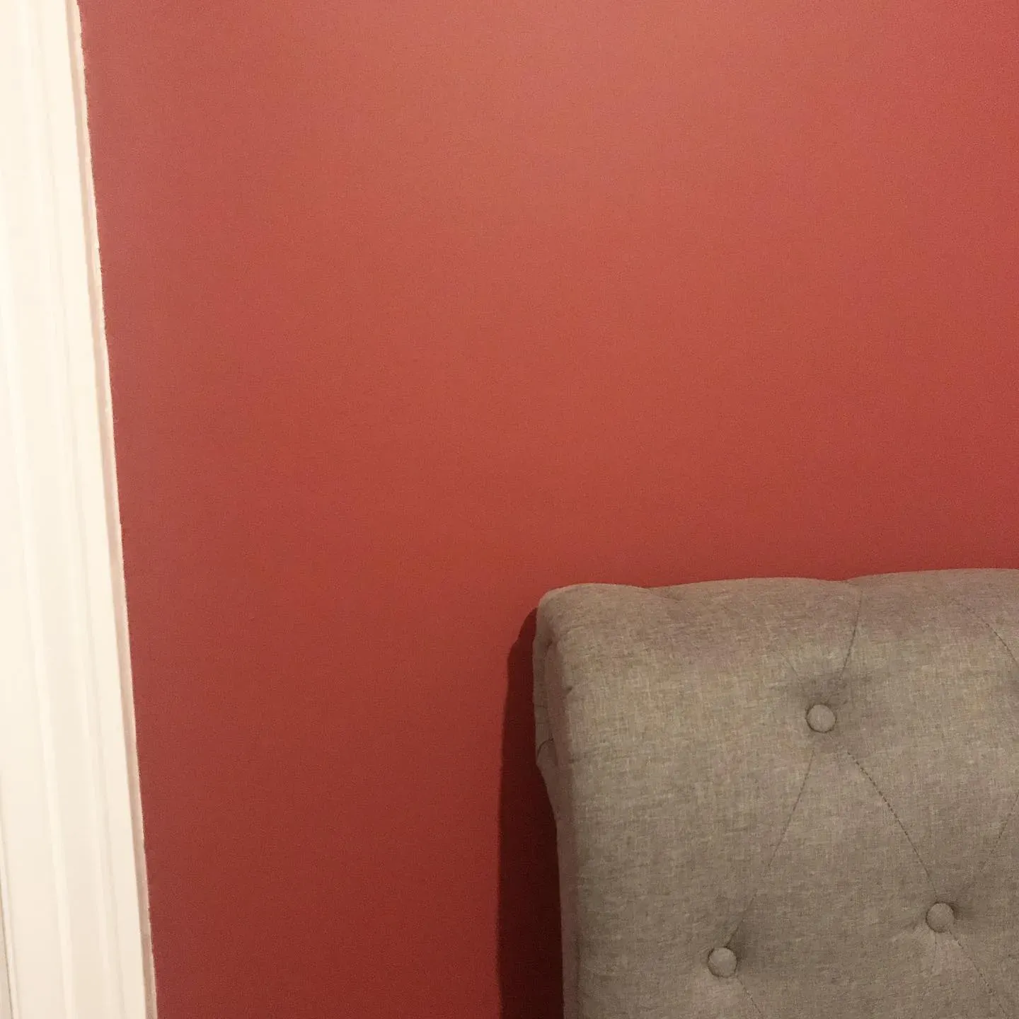 Dulux Redcurrant Glory bedroom paint