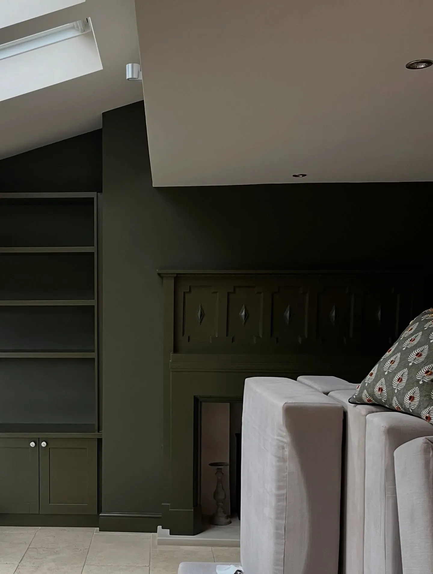 Reduced Green living room review