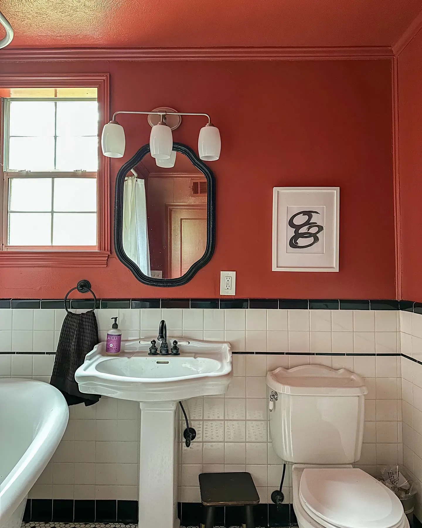 SW Rembrandt Ruby bathroom color