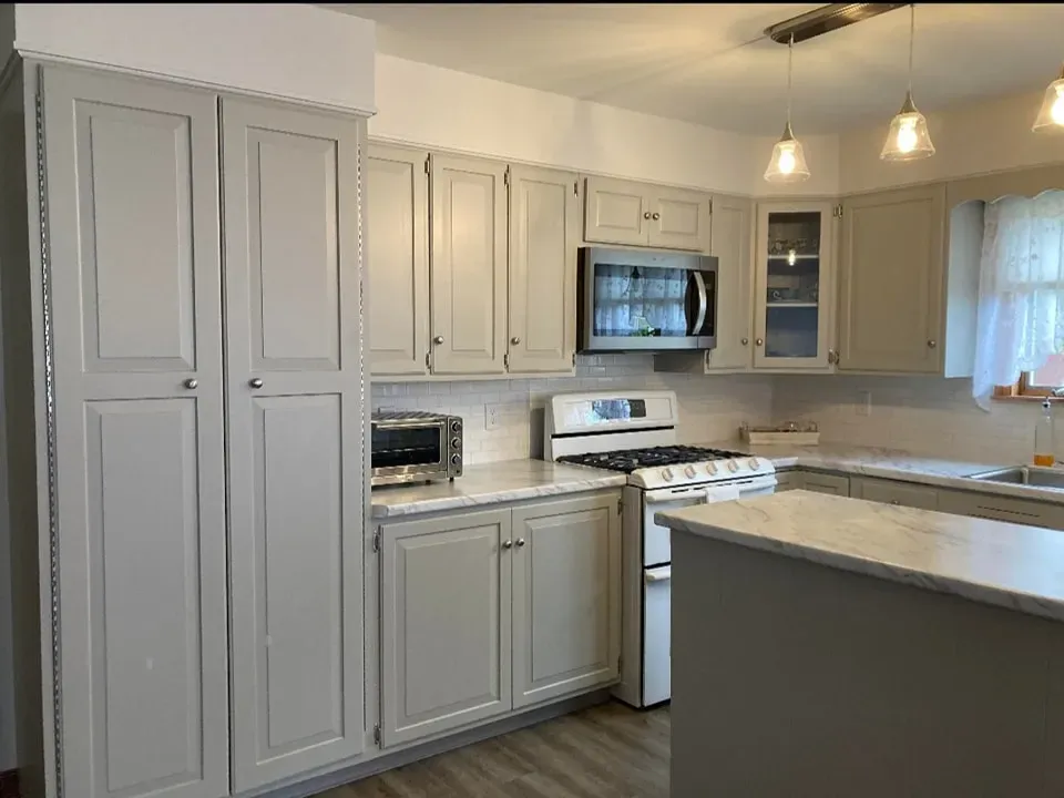 Sw Repose Gray Kitchen Cabinets