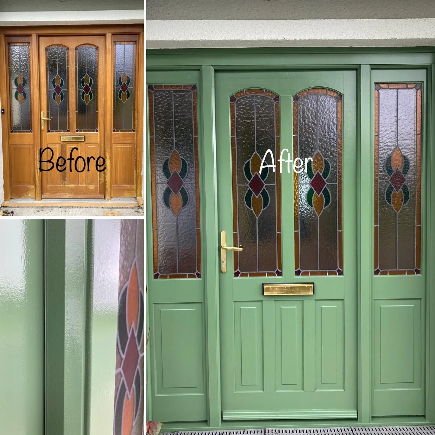 RAL 6011 front door paint