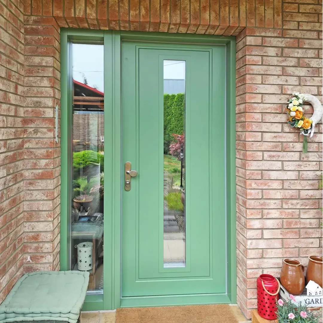 RAL 6011 front door paint review