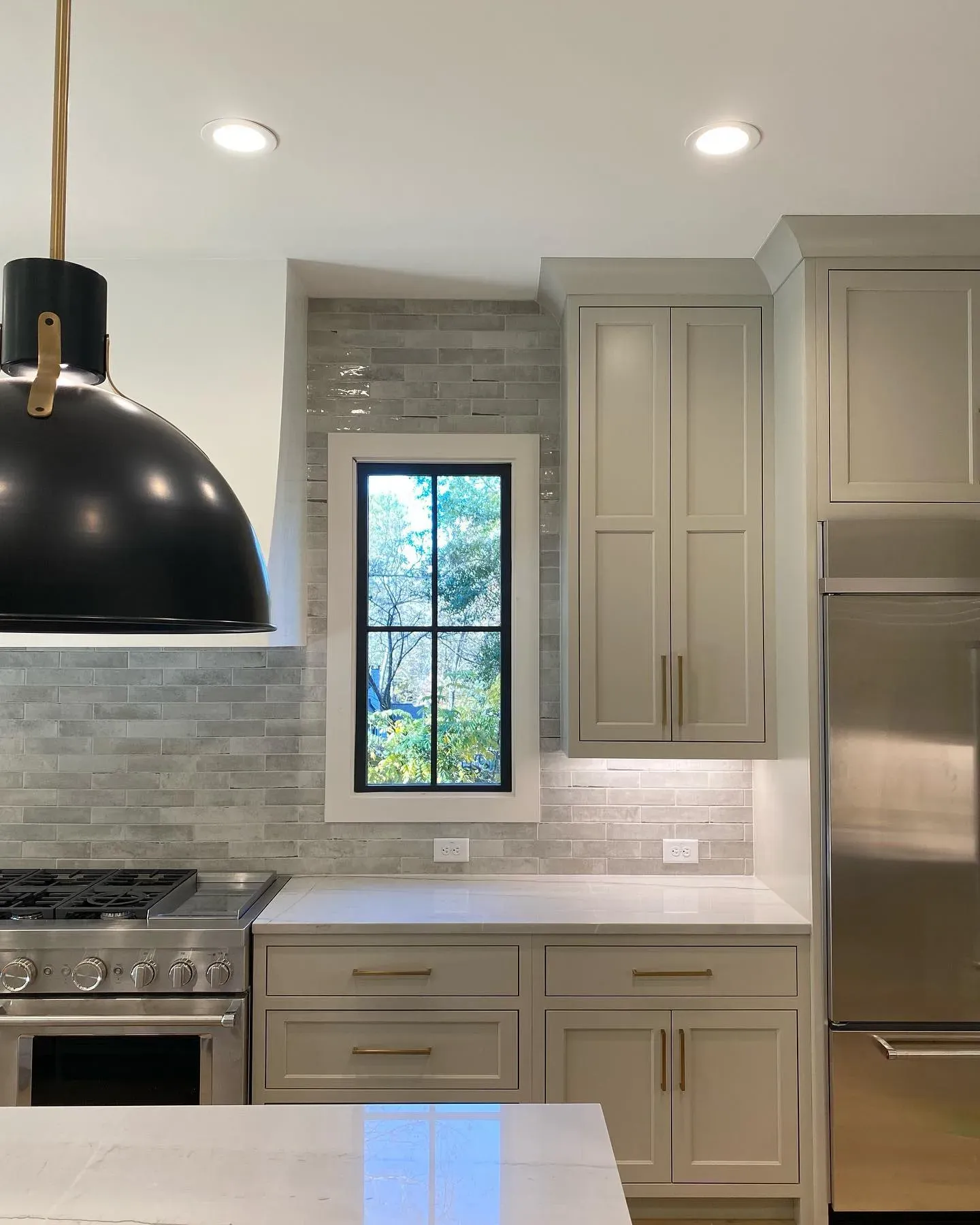 Revere Pewter kitchen cabinets color