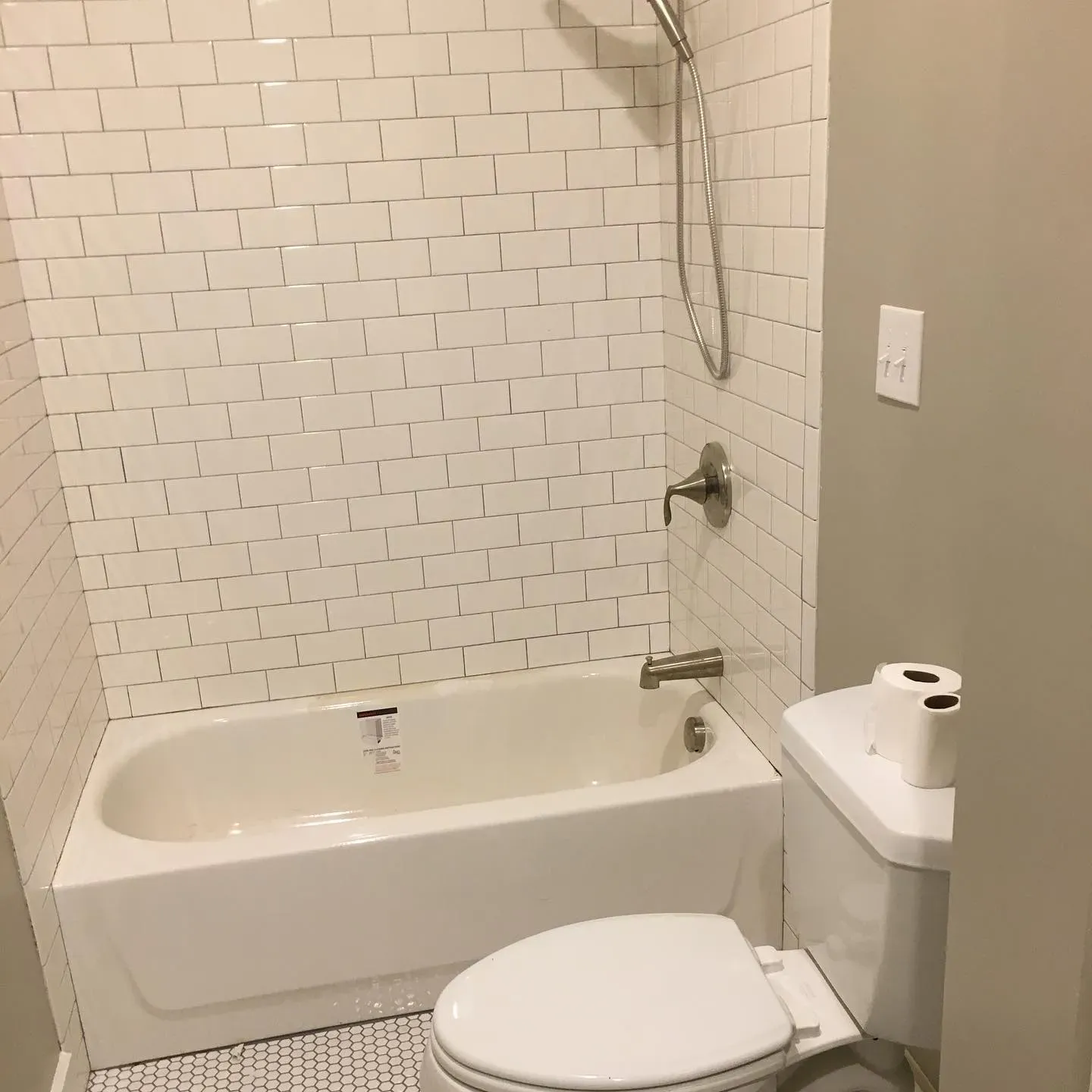 Revere Pewter bathroom makeover