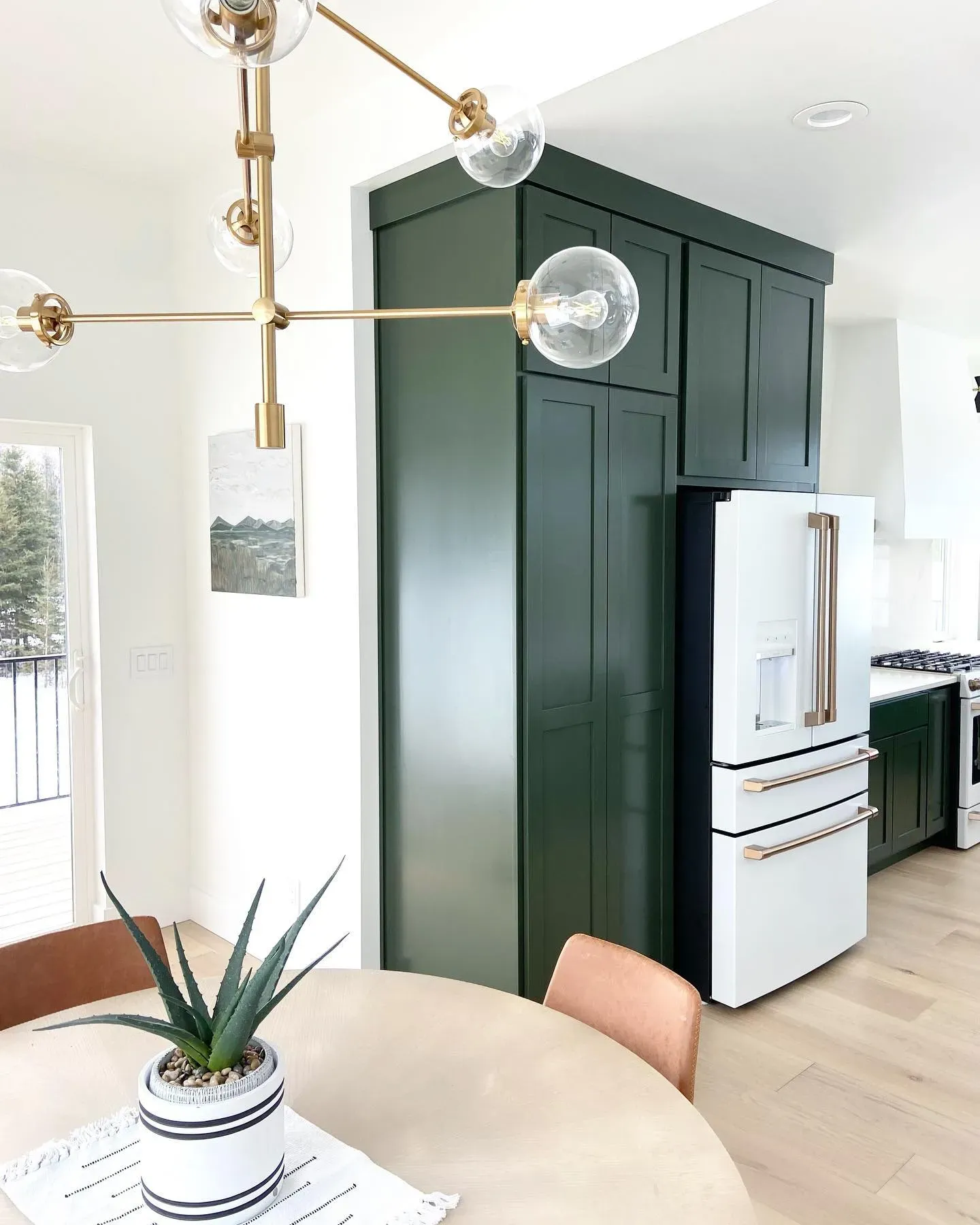 SW 6209 kitchen cabinets color