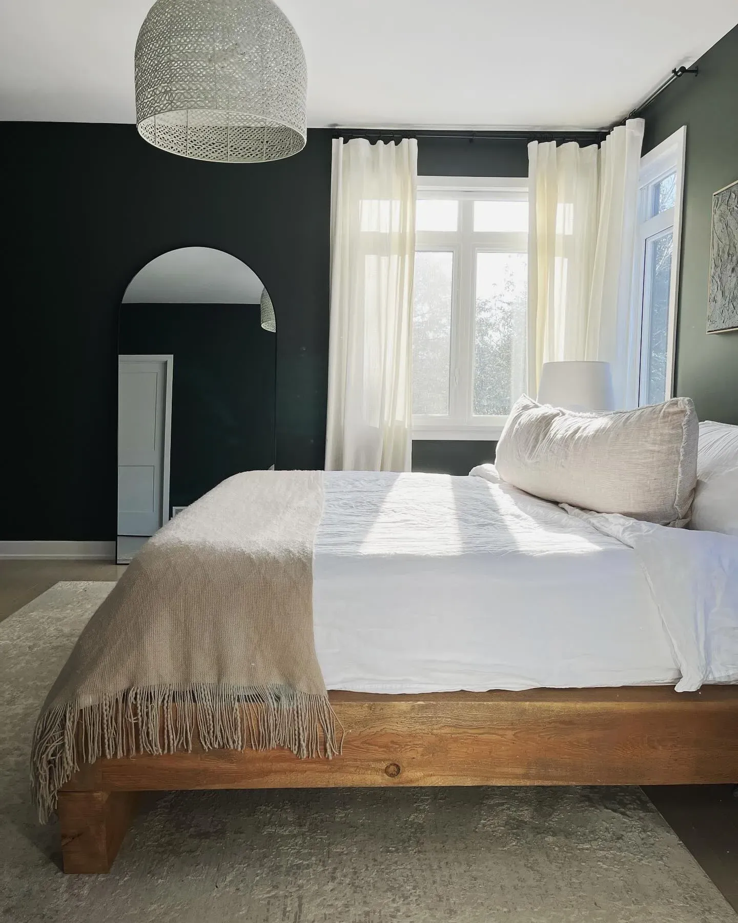 SW Ripe Olive bedroom inspiration