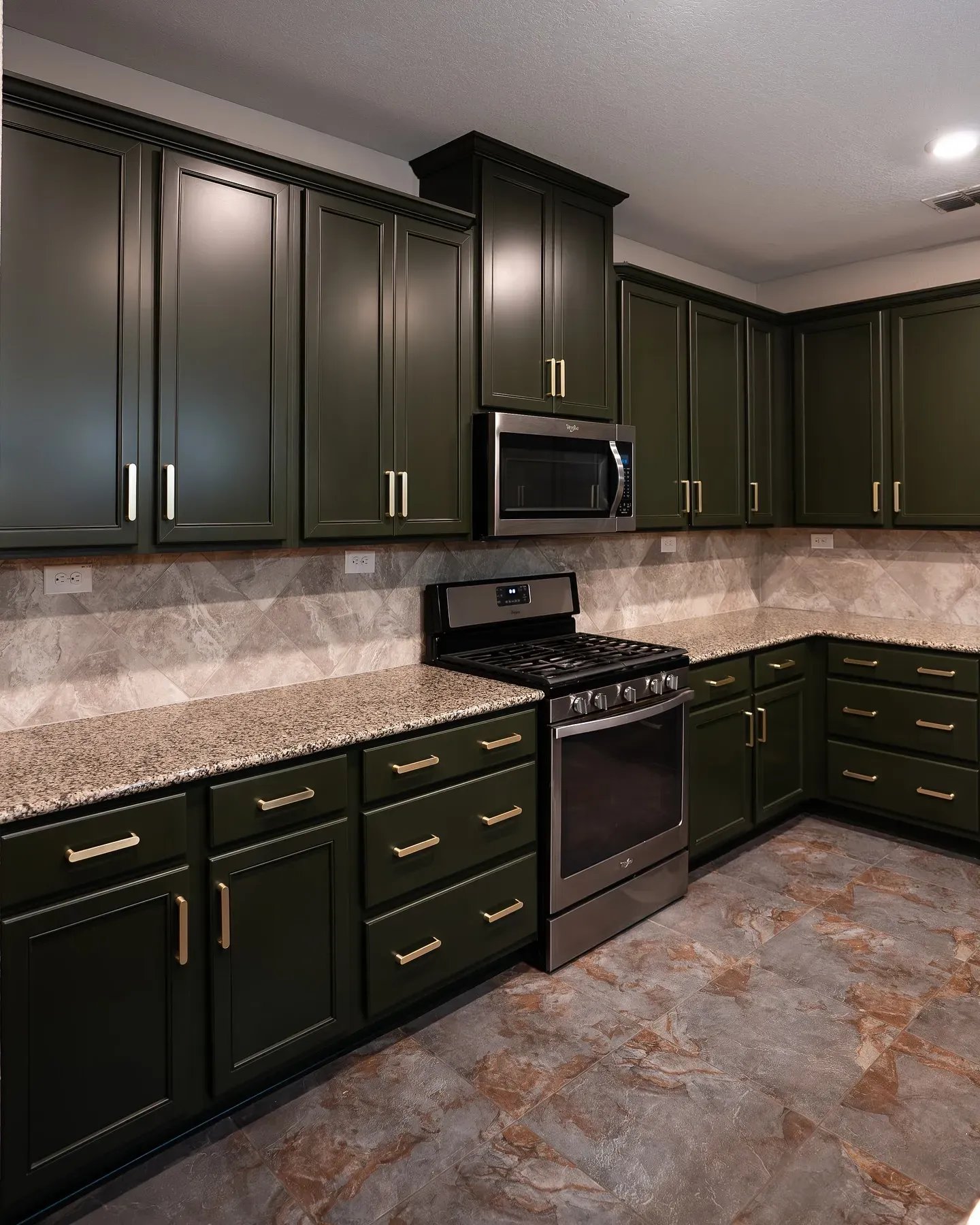 SW 6209 kitchen cabinets paint review
