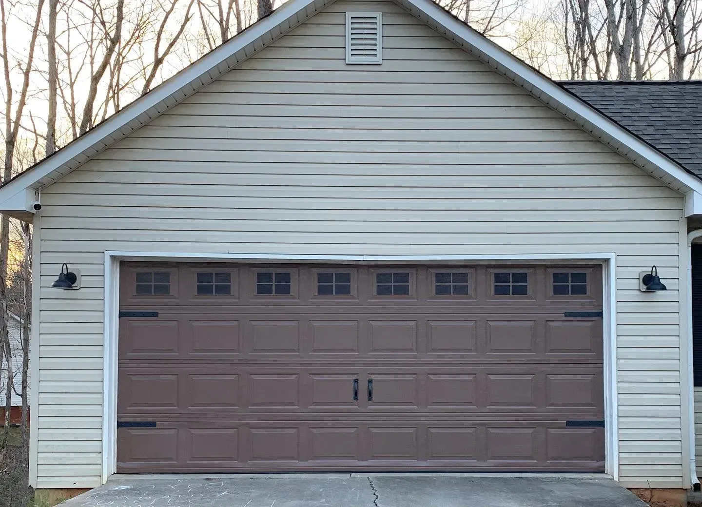 Rookwood Medium Brown garage door color