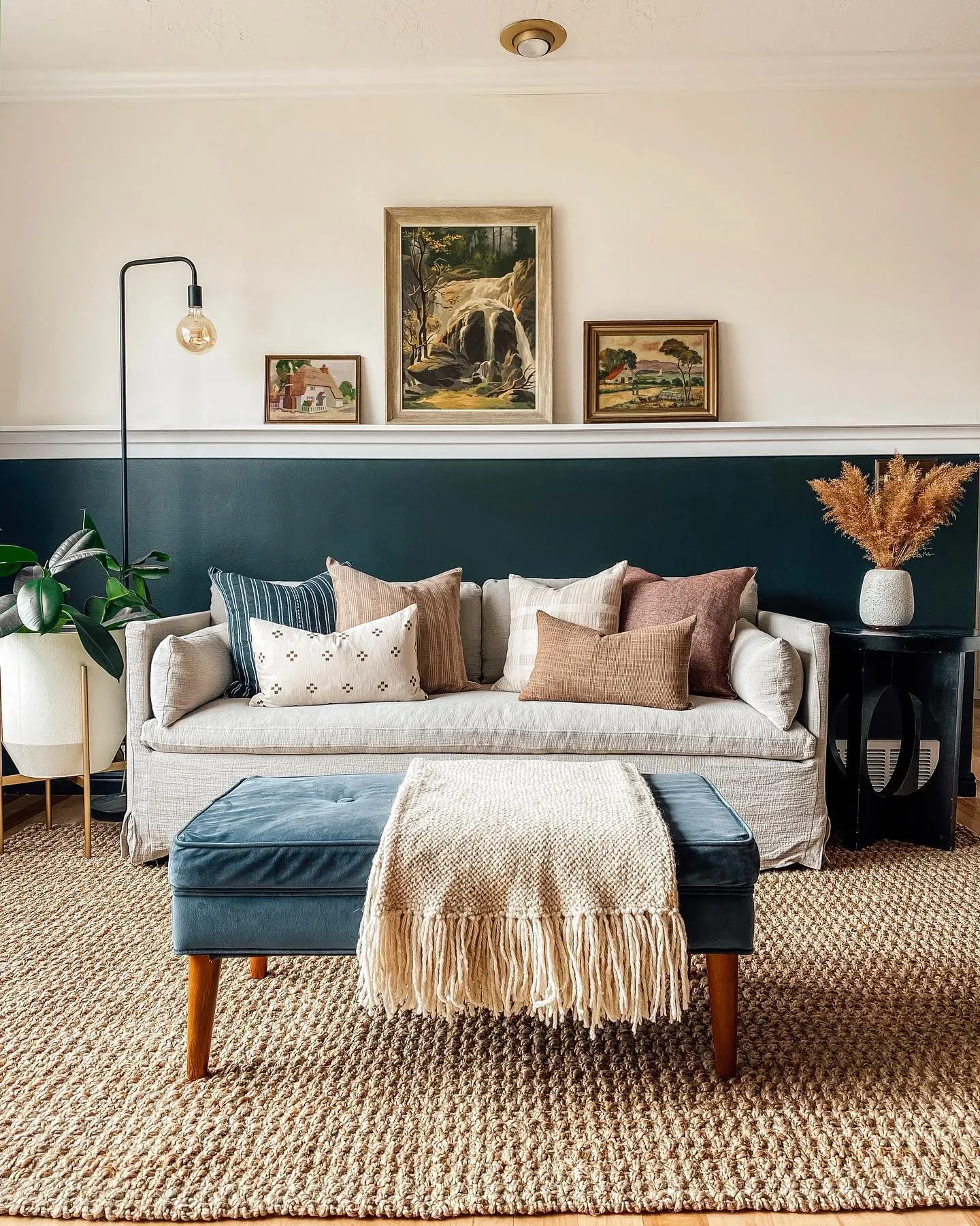 SW Rookwood Shutter Green living room color