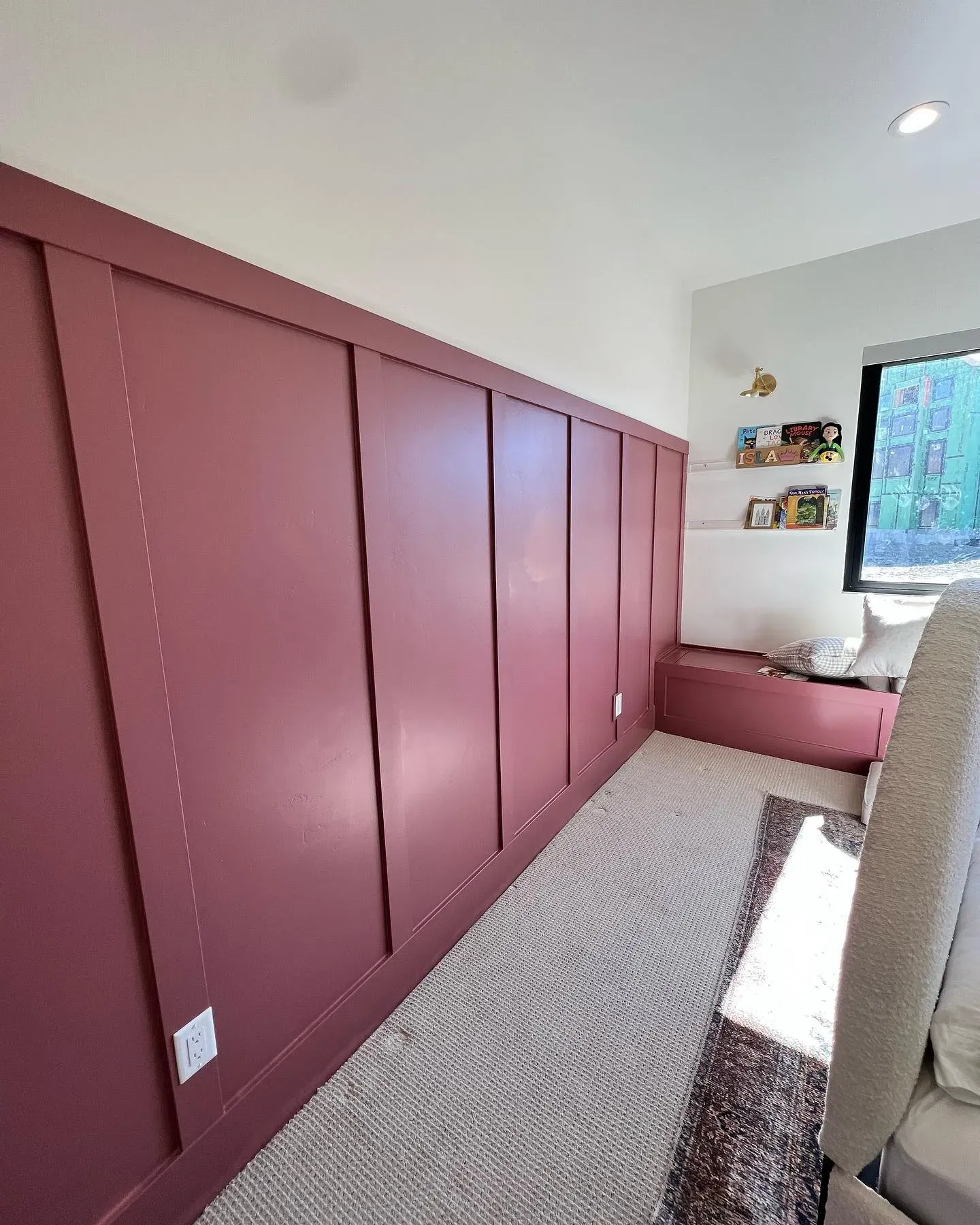 SW Rose Brocade bedroom panelling color