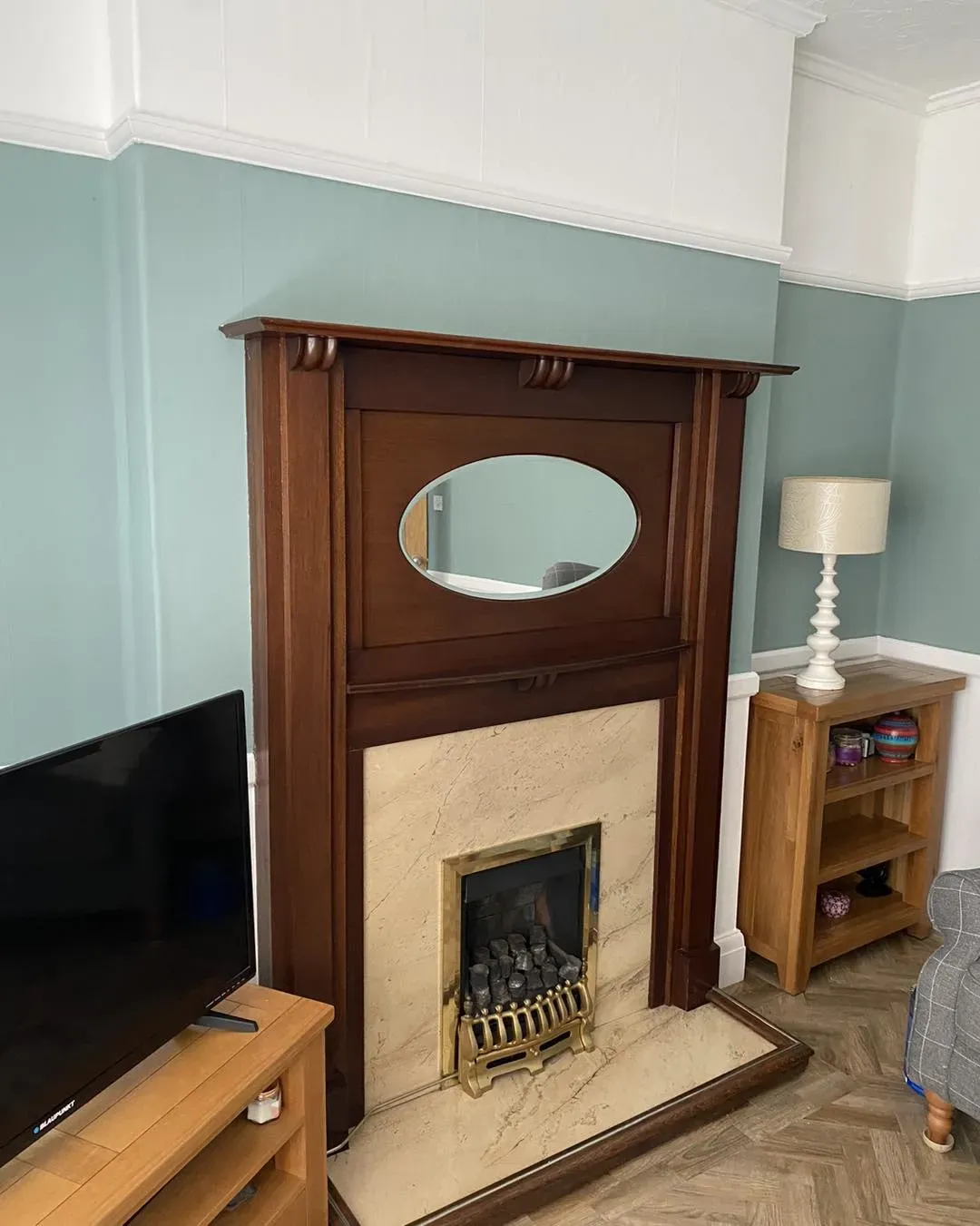 Dulux Fresh Foliage living room color