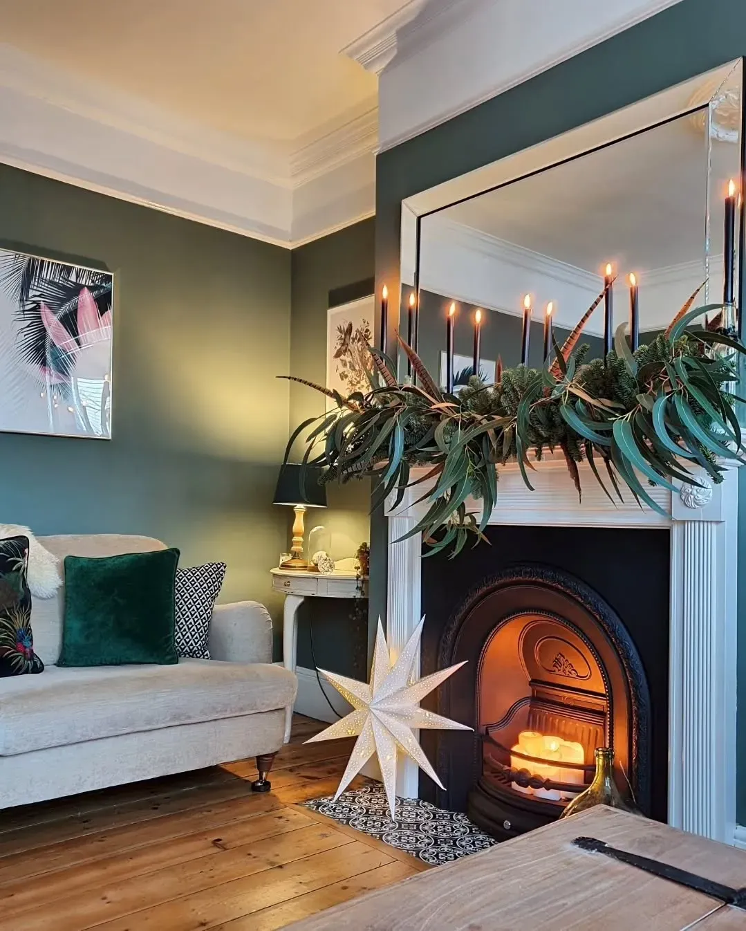 Dulux Fresh Foliage living room paint