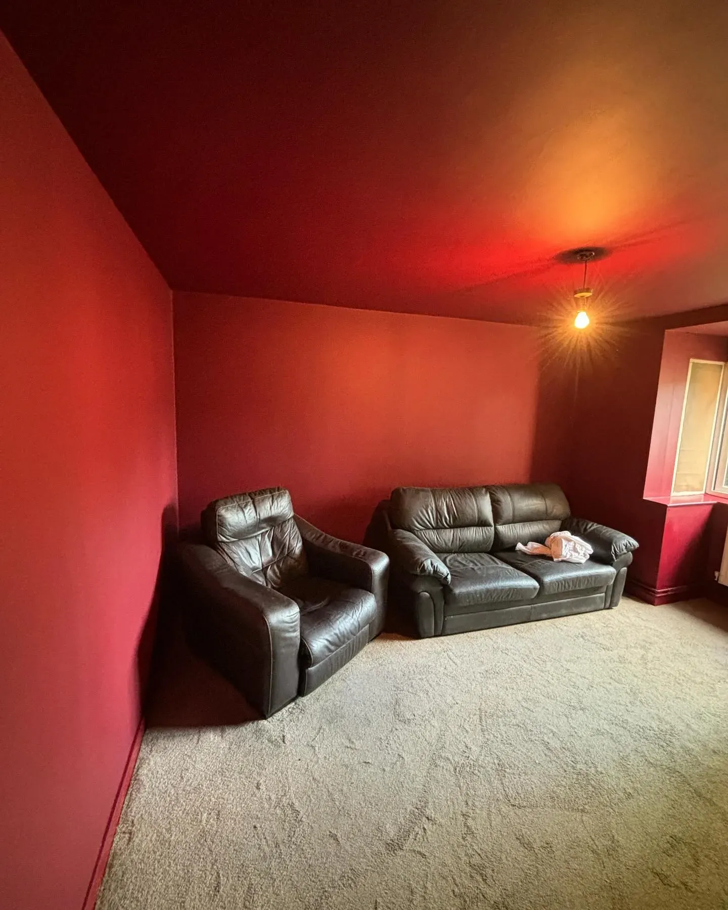 Dulux Ruby Starlet living room color