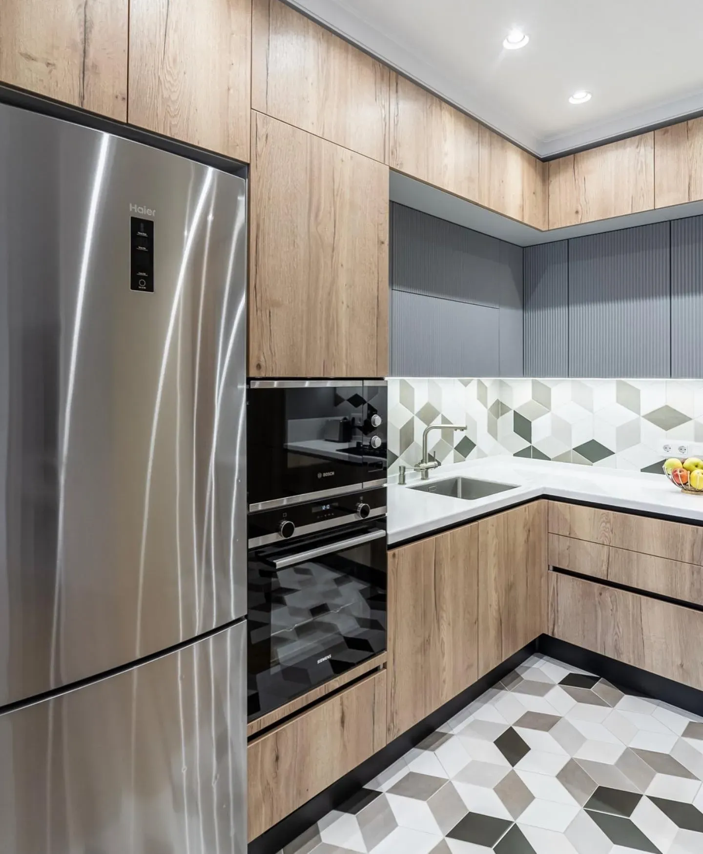 NCS S 3502-B kitchen cabinets color