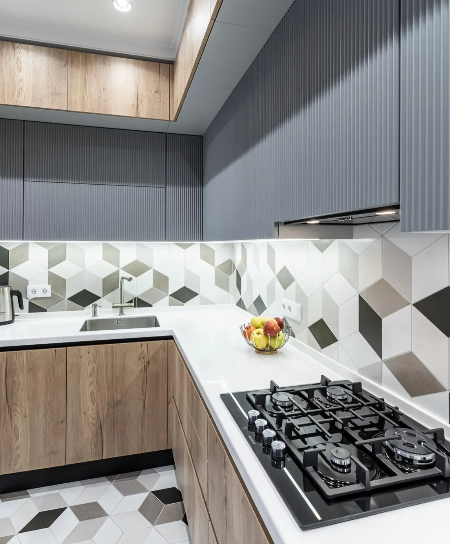 NCS S 3502-B kitchen cabinets picture