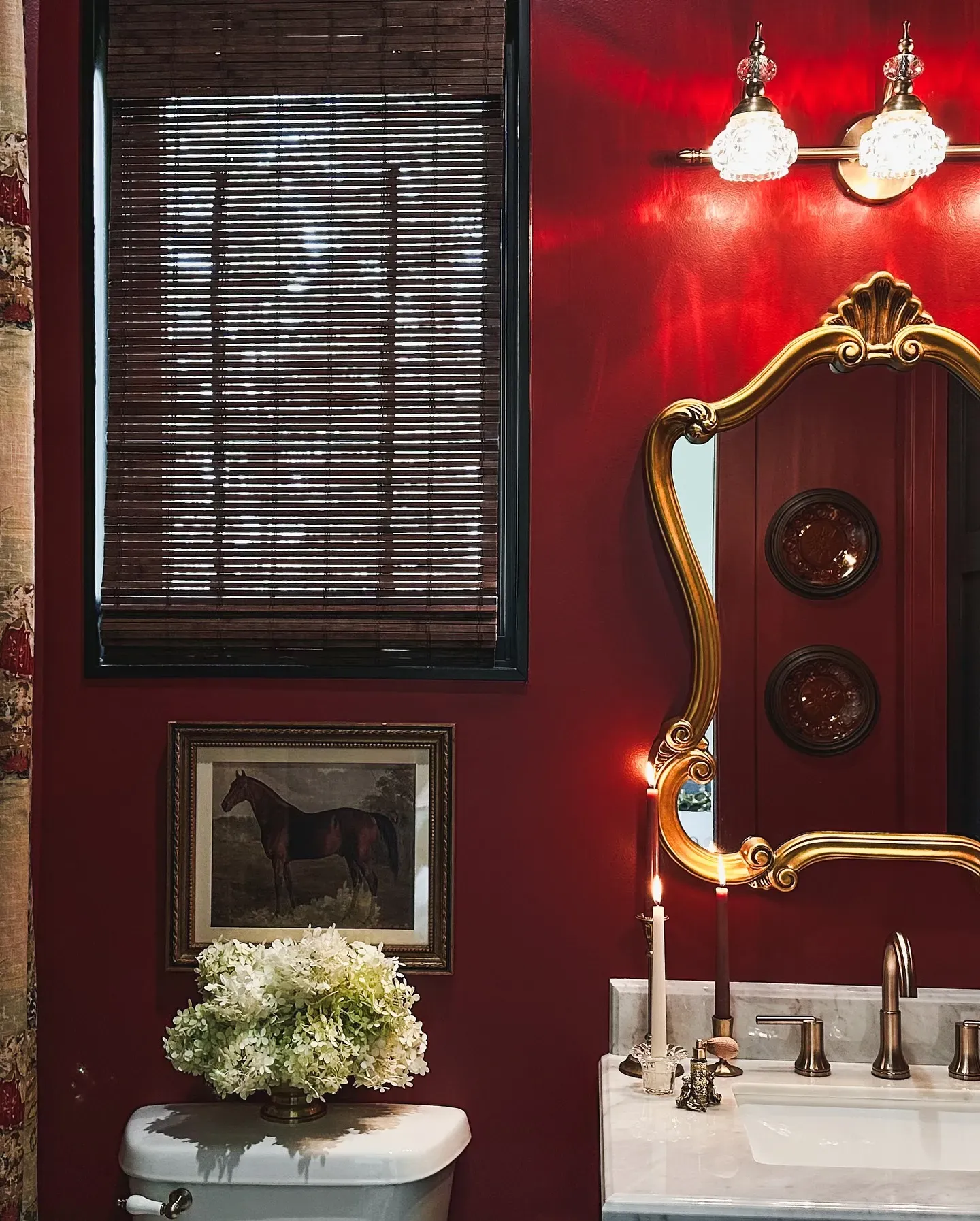 Sherwin Williams Salute bathroom inspiration