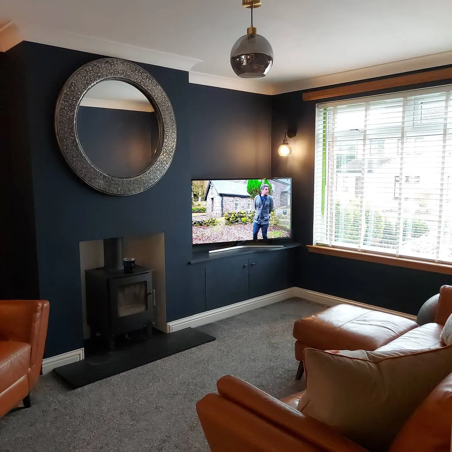 Dulux Sapphire Splendour living room paint