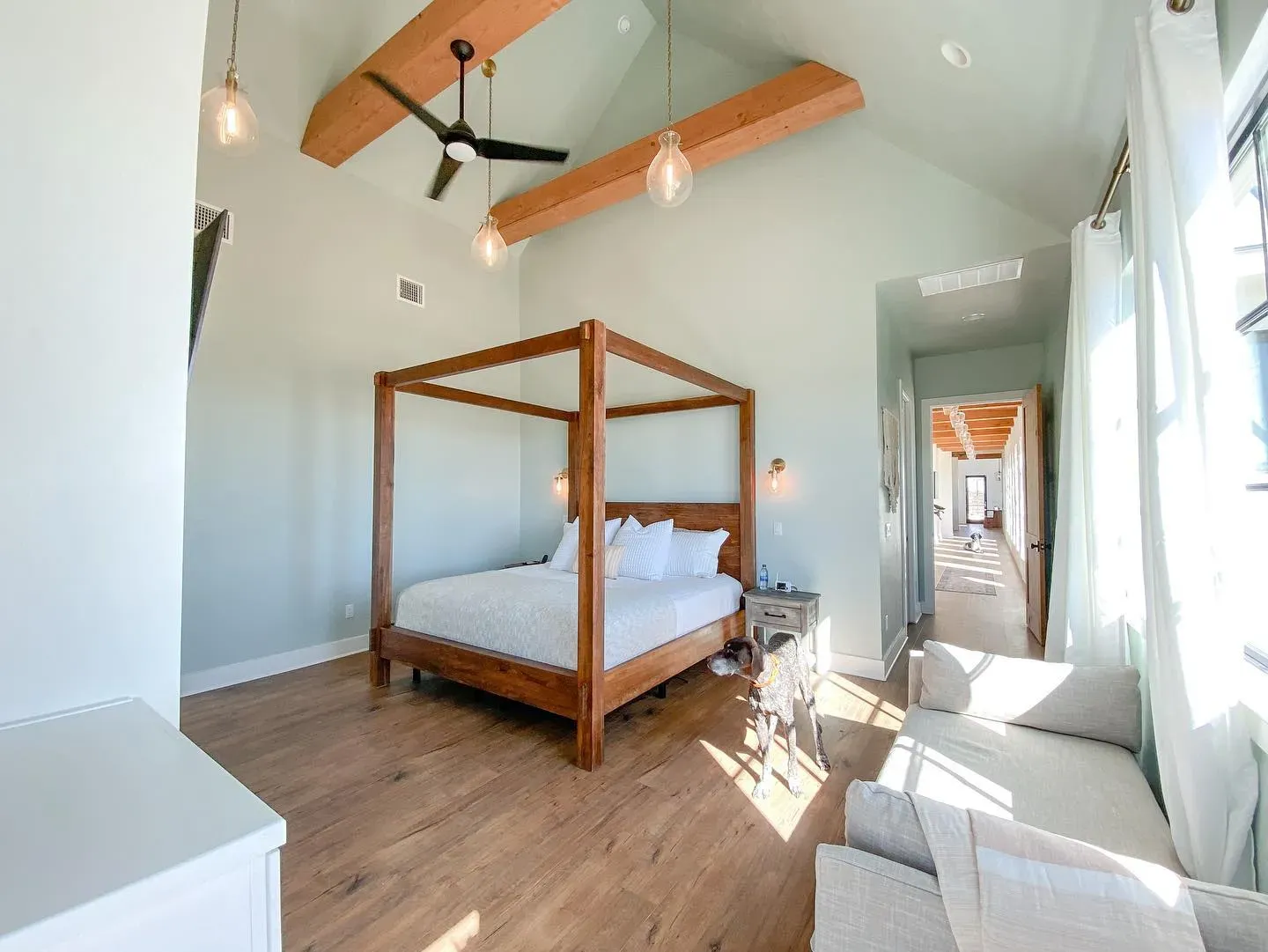 Sherwin Williams Sea Salt bedroom paint review