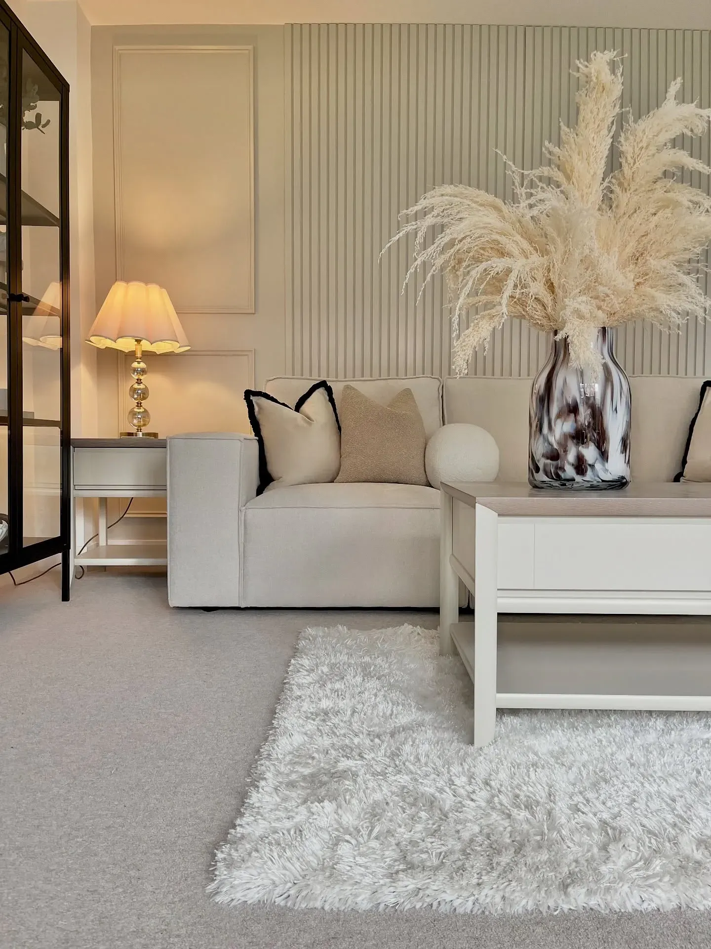 Dulux Knotted Twine scandinavian living room 