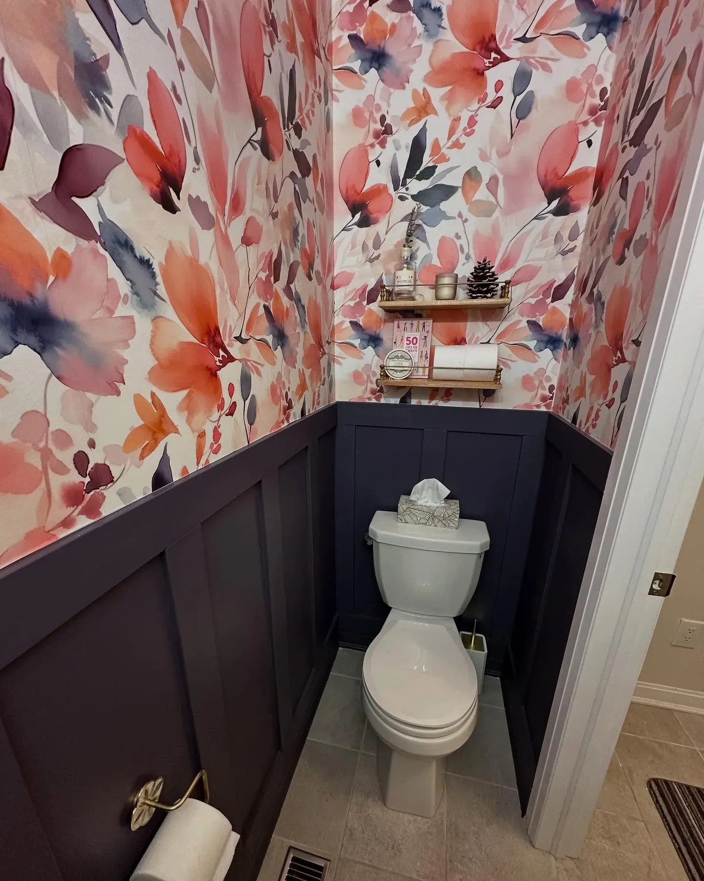 Benjamin Moore Shadow bathroom review