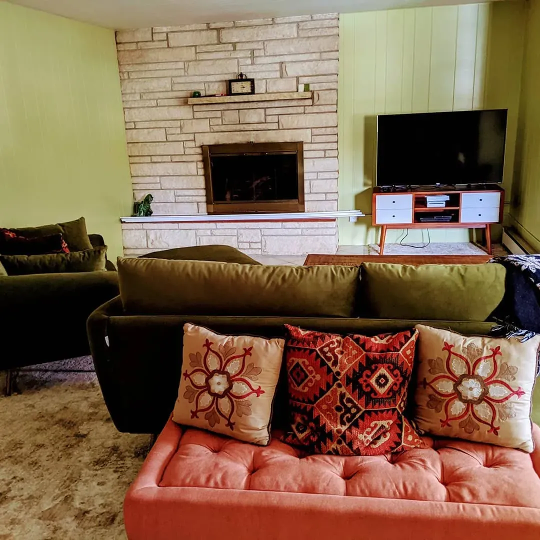 SW Shagreen living room makeover
