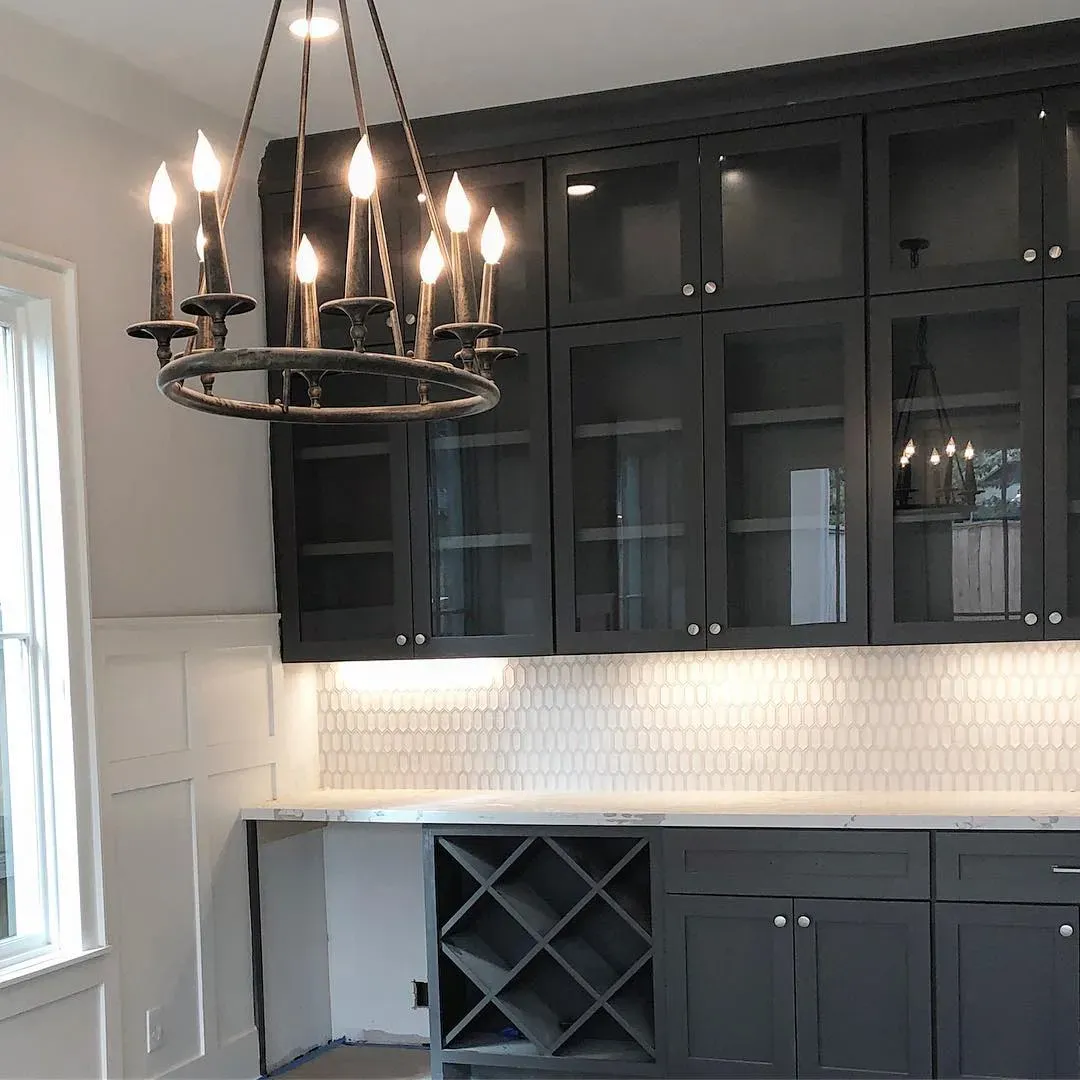 SW 7674 kitchen cabinets paint review