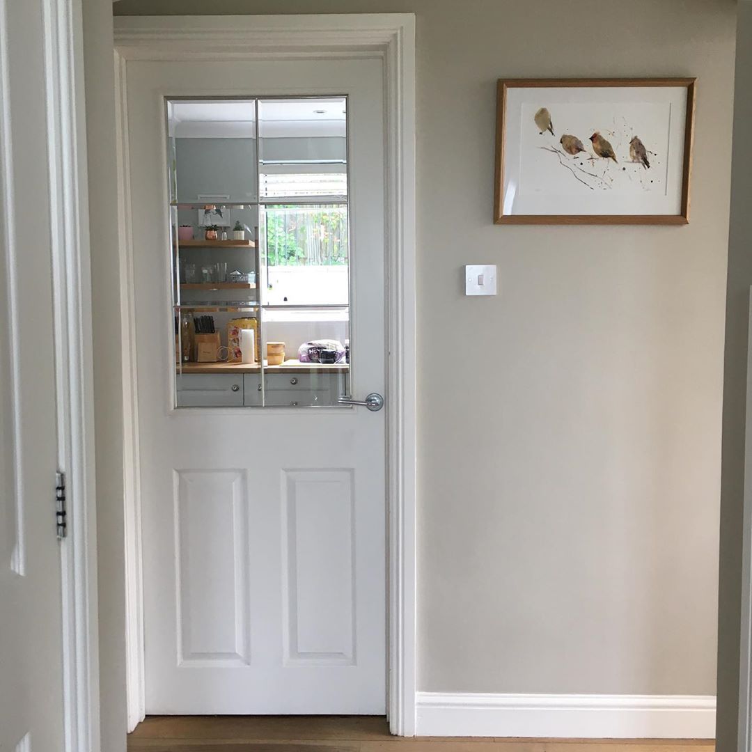 Interior with paint color Little Greene Slaked Lime Deep 150
