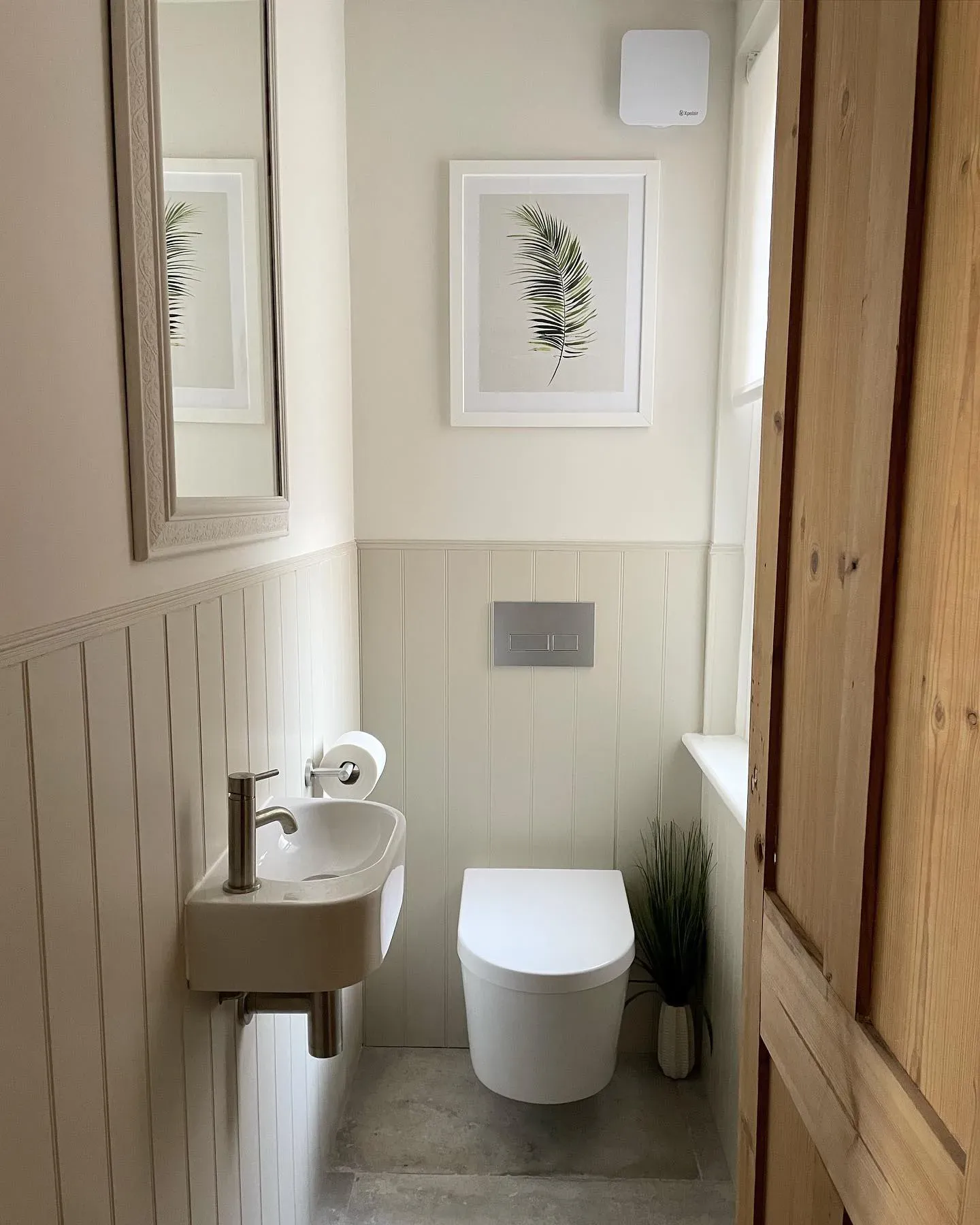 Little Greene Slaked Lime Mid 149 bathroom