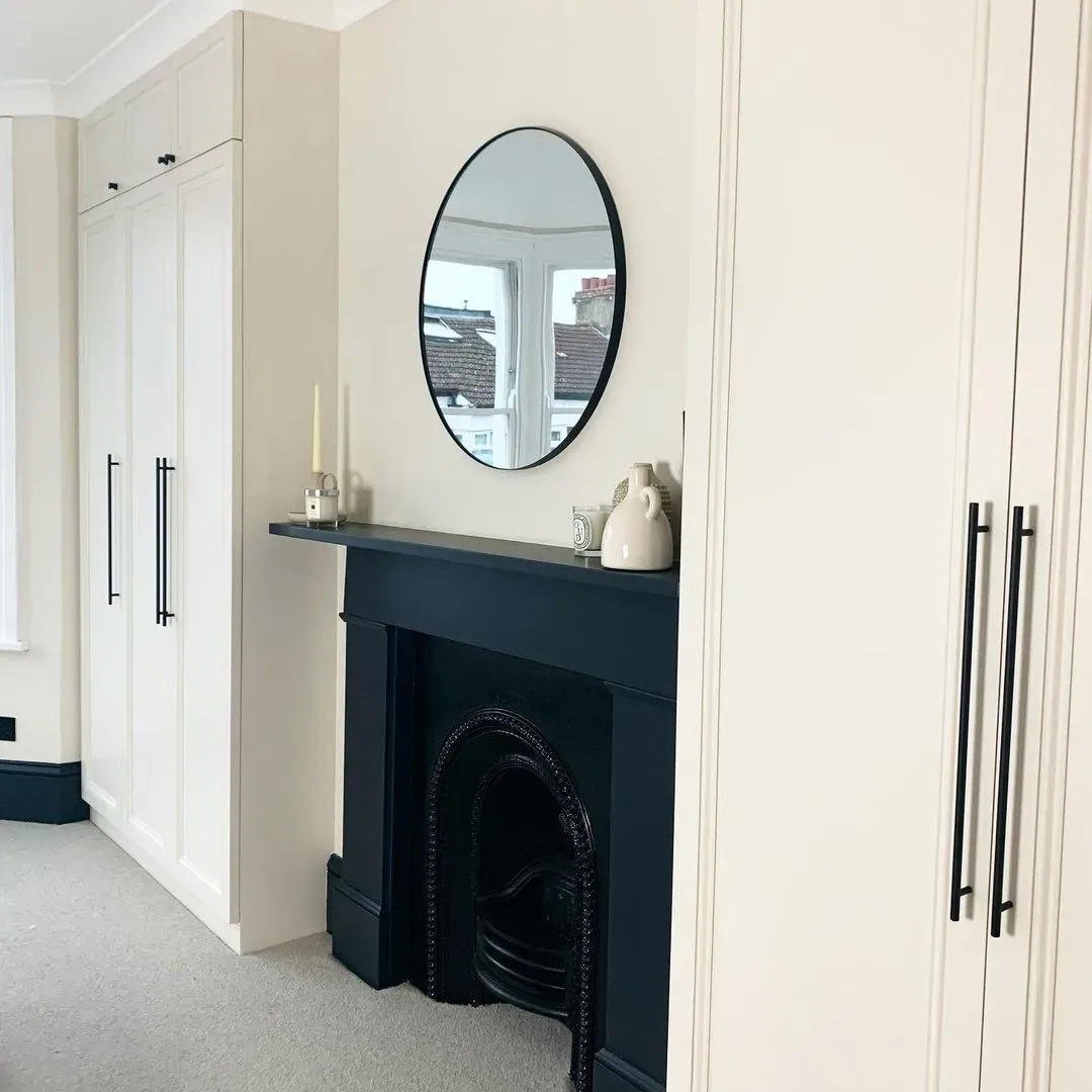 Slipper Satin living room fireplace review