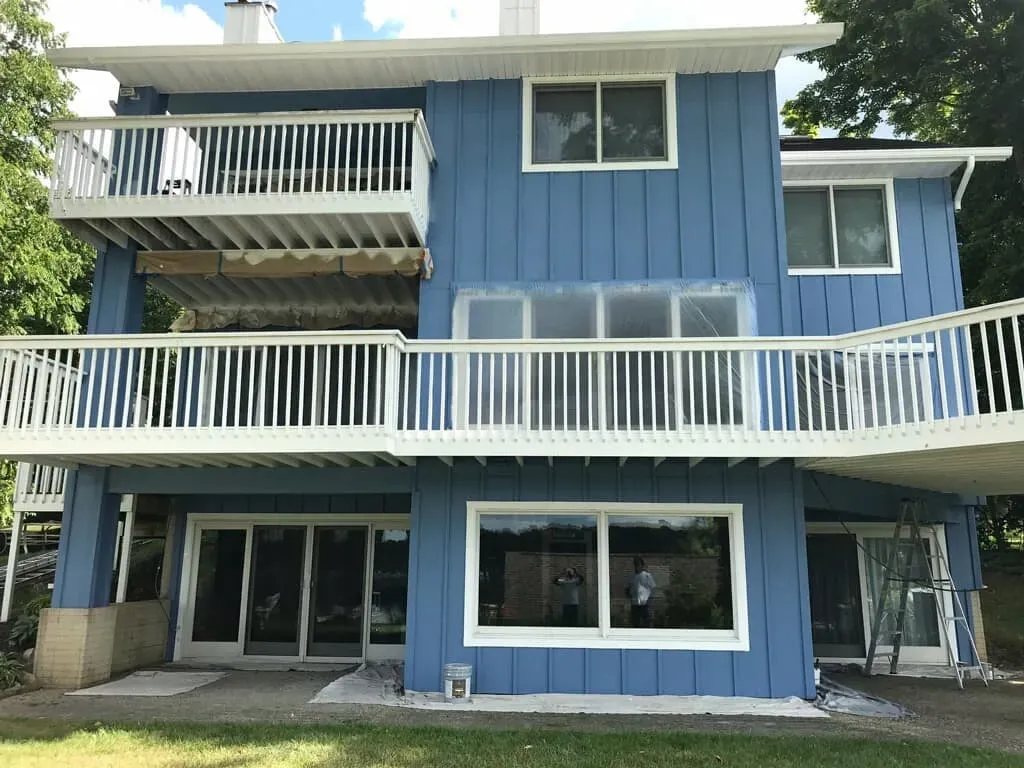 SW Sporty Blue house exterior color review