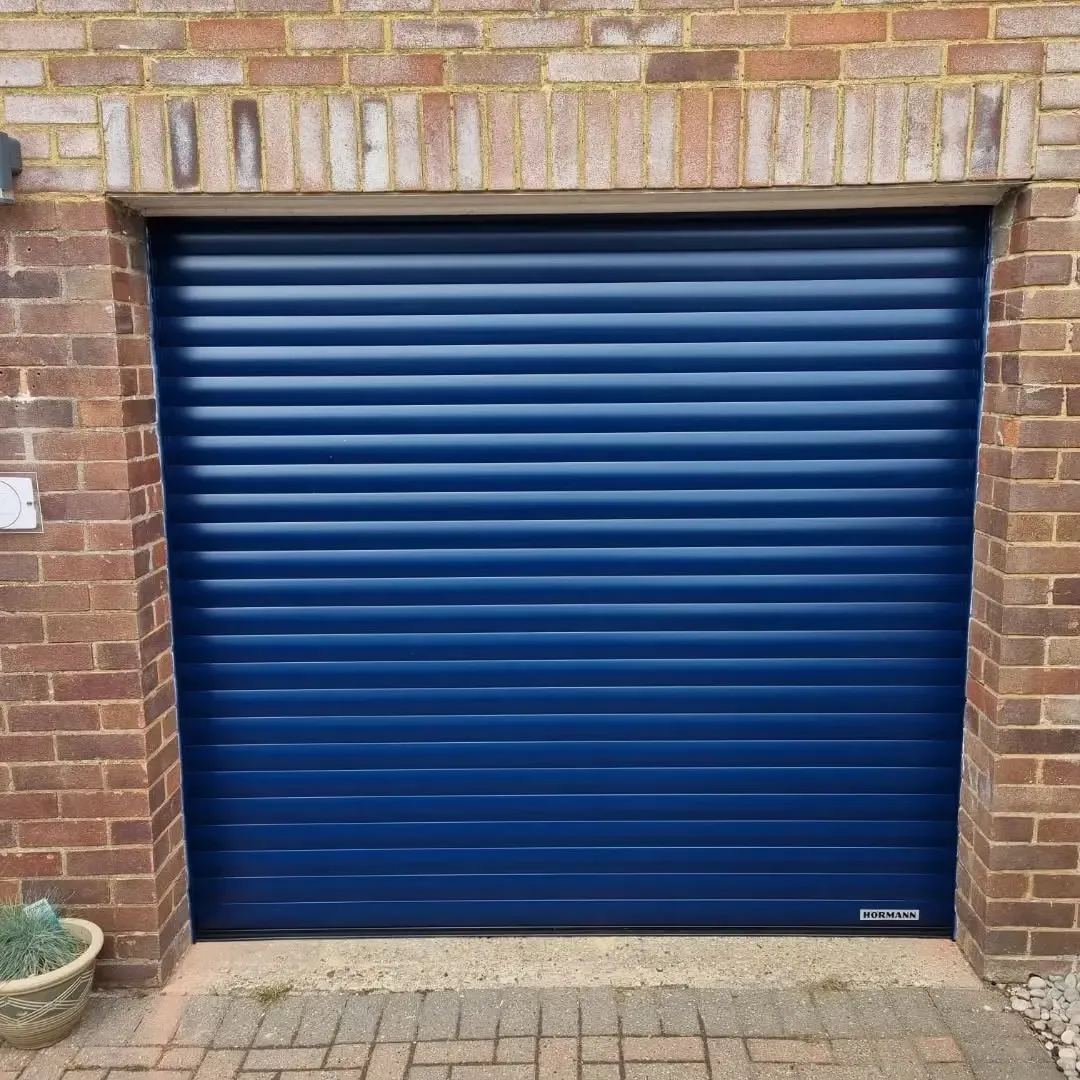 RAL 5011 exterior garage