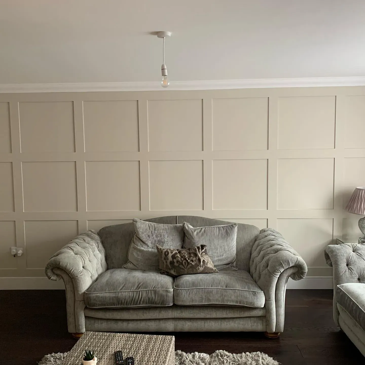 Farrow and Ball Stony Ground 211 living room