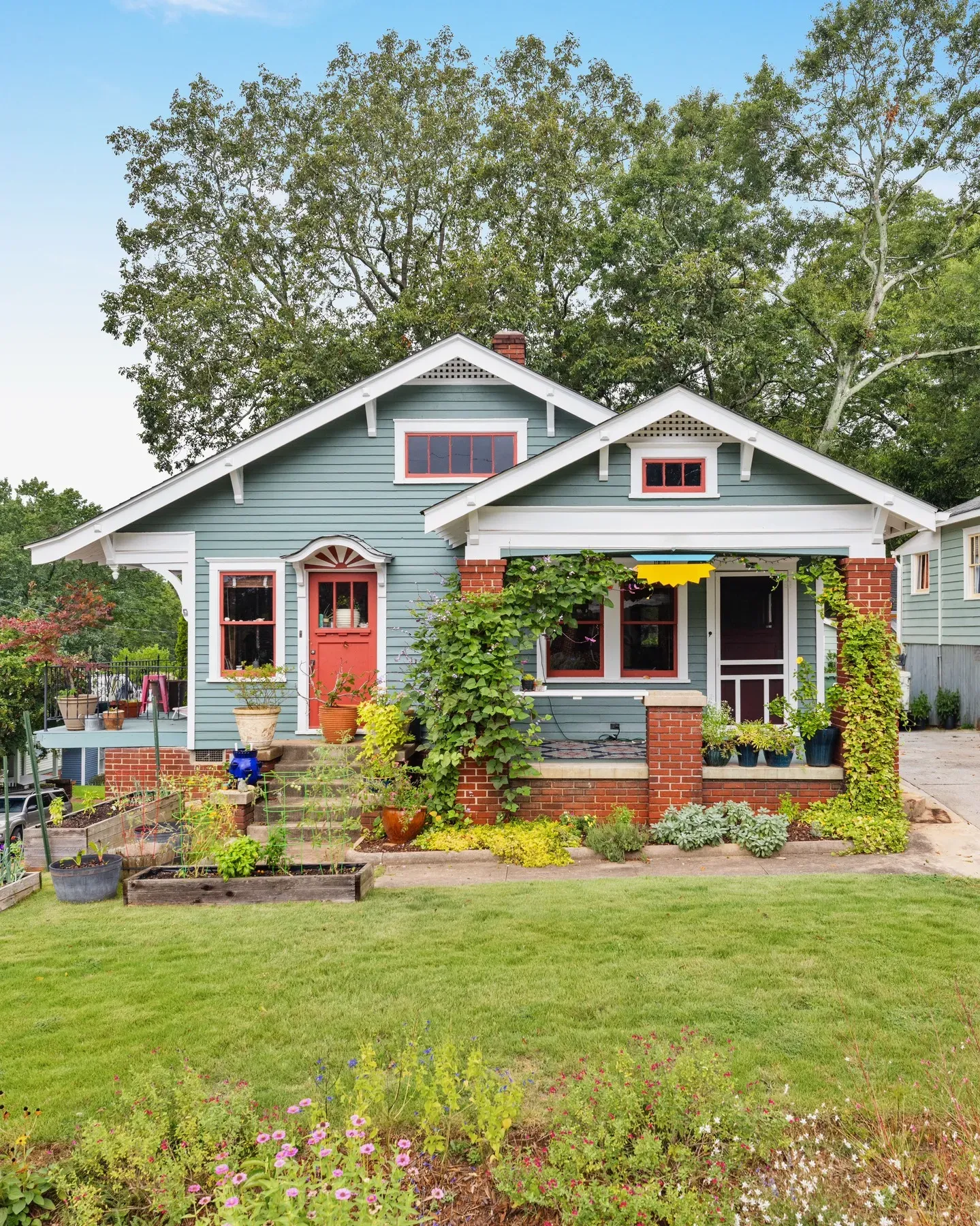 SW Studio Blue Green house exterior color