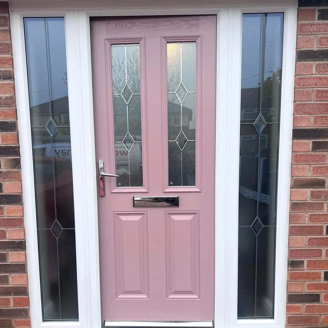 Farrow and Ball Sulking Room Pink 294 front door