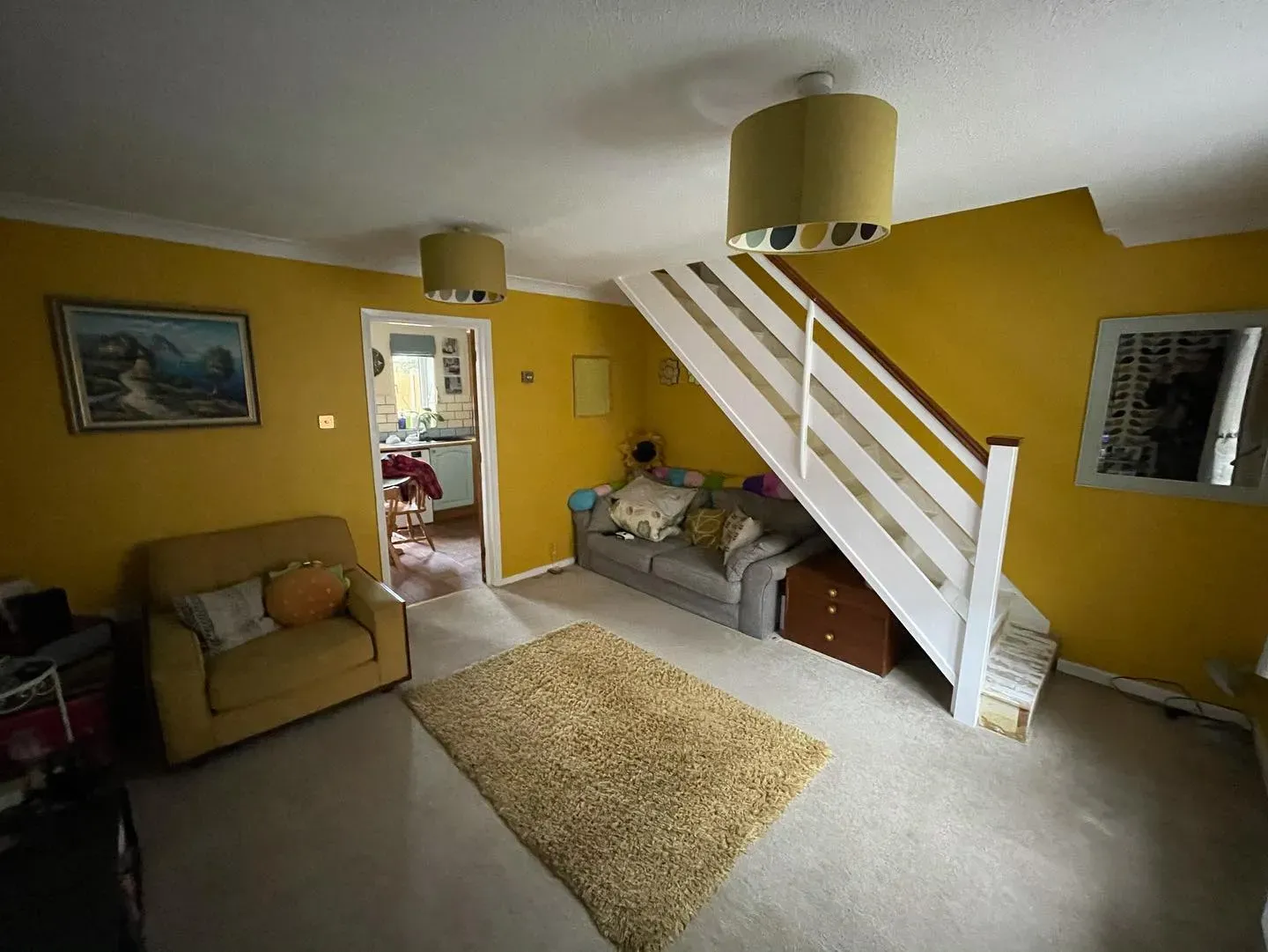 Dulux Sun Dust 2 living room paint