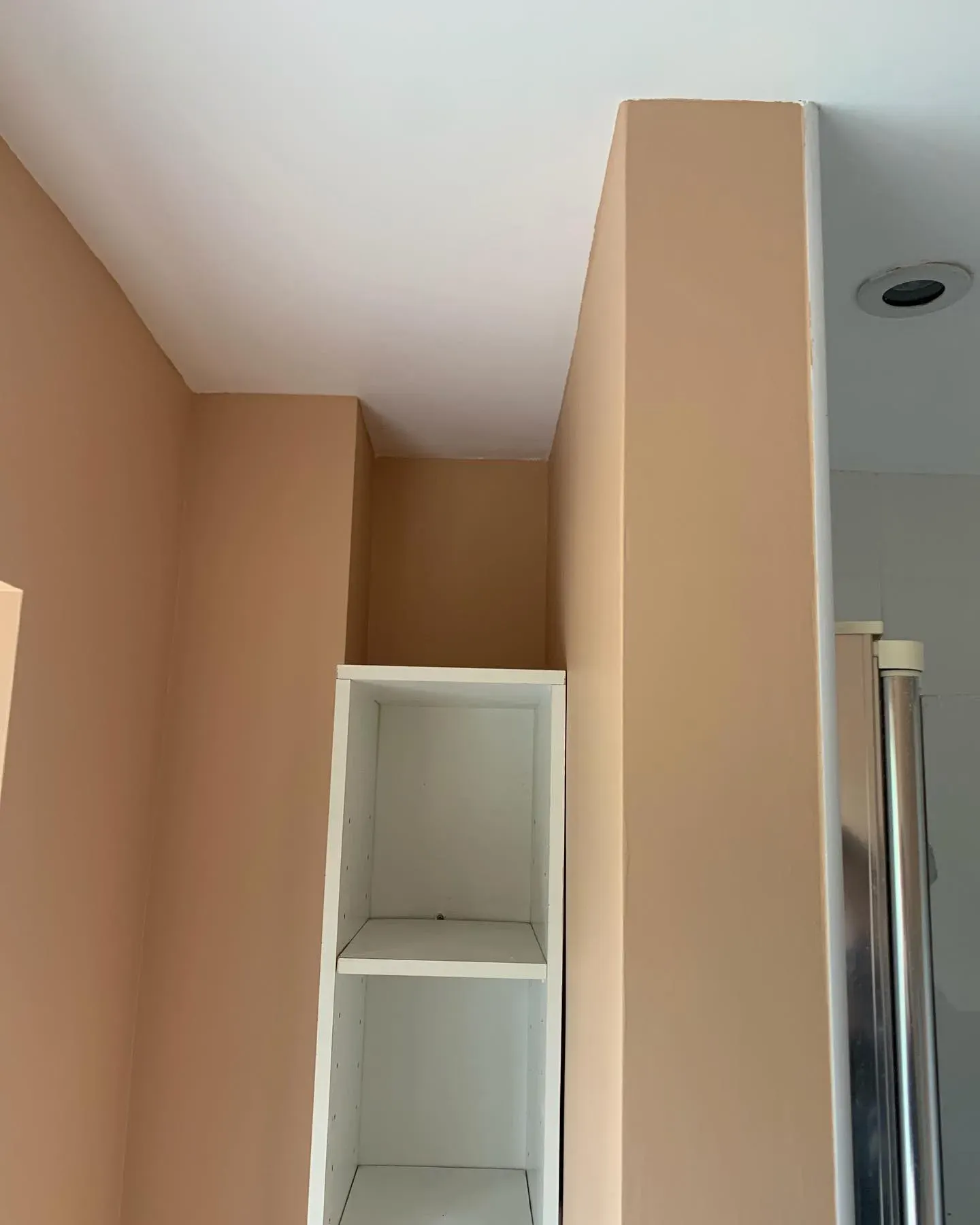 Dulux Sunbaked Terracotta bathroom makeover